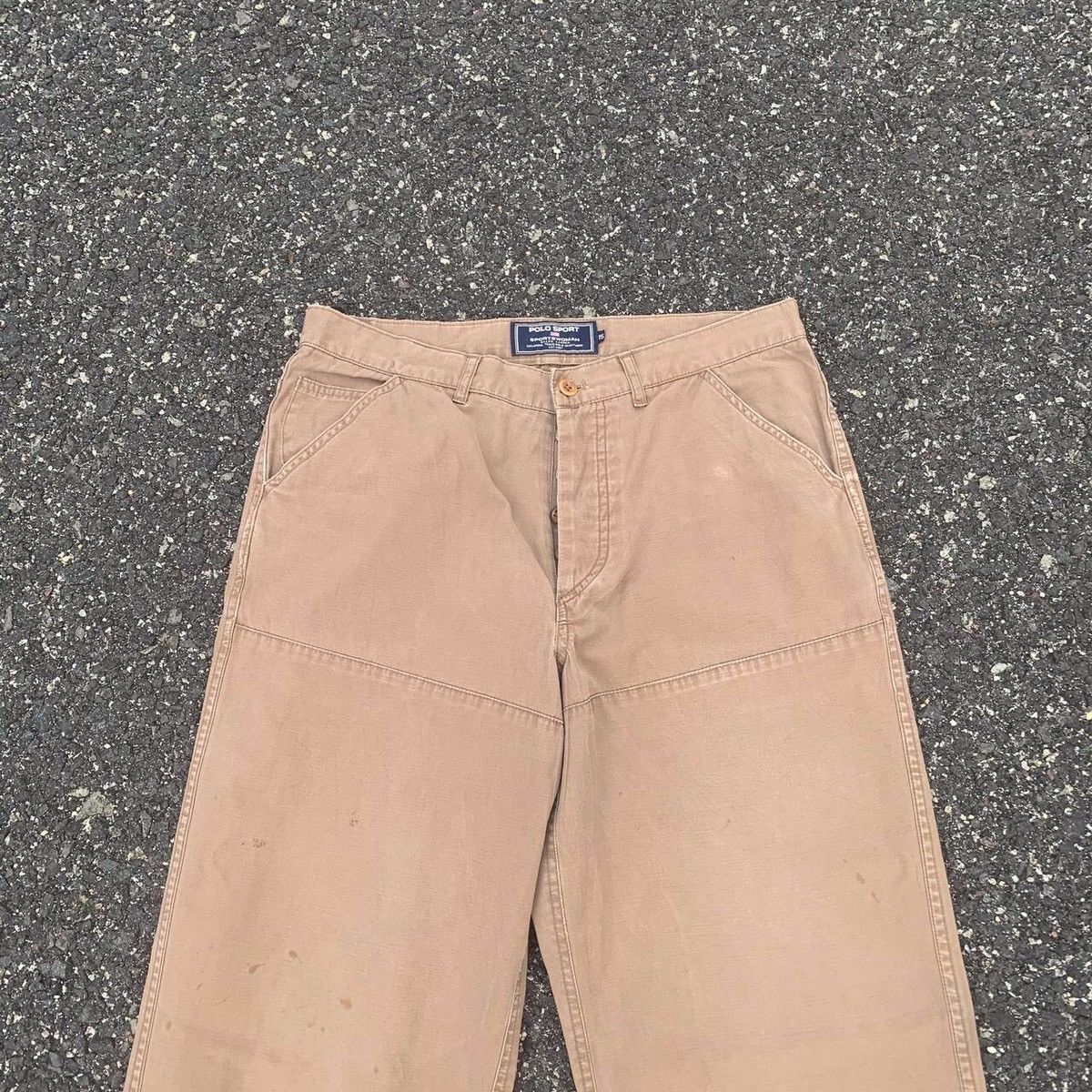 Polo Ralph Lauren × Ralph Lauren Polo Sport By Ralph Lauren Faded Double Knee Trousers Pants Size US 30 / EU 46 - 3 Thumbnail