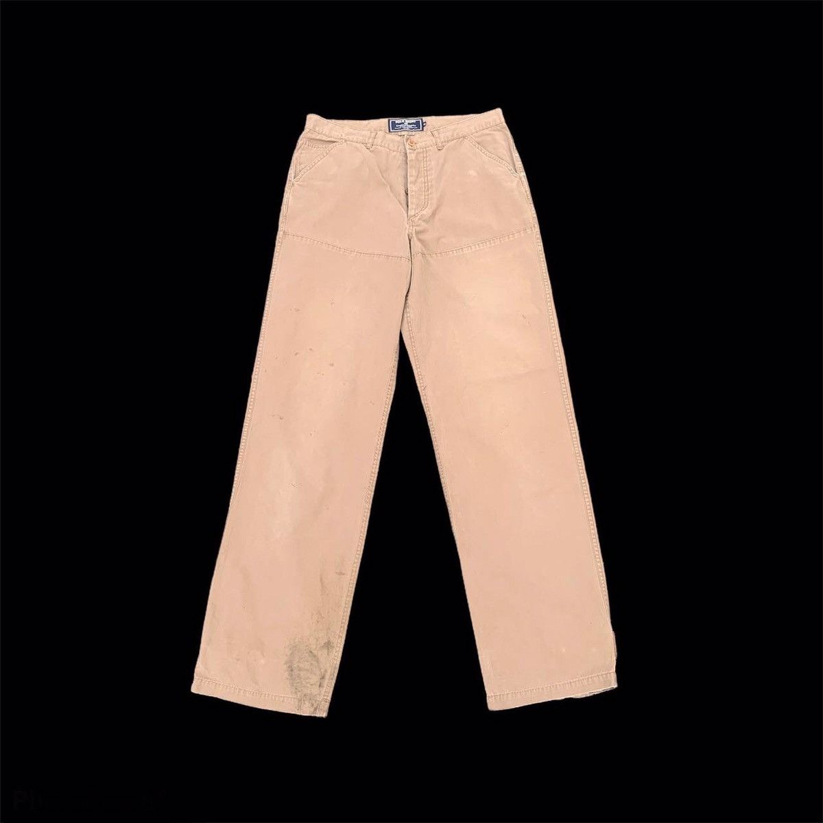 Polo Ralph Lauren × Ralph Lauren Polo Sport By Ralph Lauren Faded Double Knee Trousers Pants Size US 30 / EU 46 - 1 Thumbnail