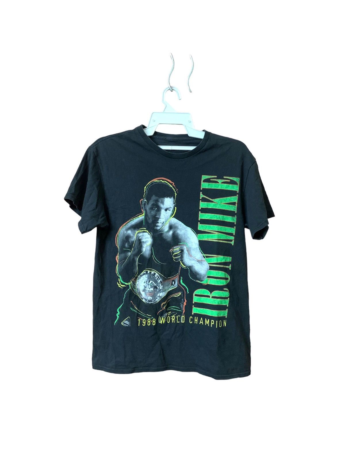 image of Vintage Mike Tyson Shirt in Black, Men's (Size Small)