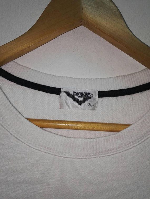 Japanese Brand 🔥Rare🔥 PONY Embroidered Big Logo Sweatshirt Size US XL / EU 56 / 4 - 3 Thumbnail