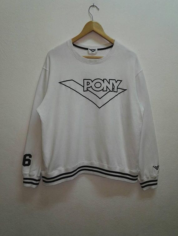 🔥Rare🔥 PONY Embroidered Big Logo Sweatshirt