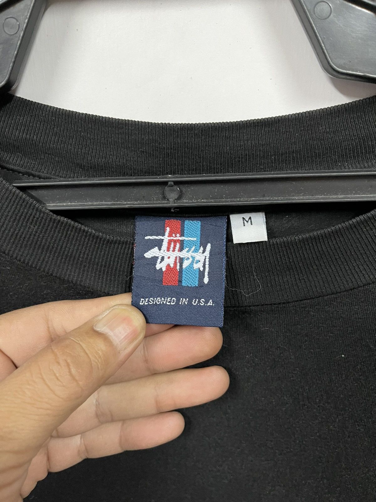 Stussy × Vintage Vintage Stussy King Big Logo Single Stitch T Shirt Size US L / EU 52-54 / 3 - 5 Thumbnail