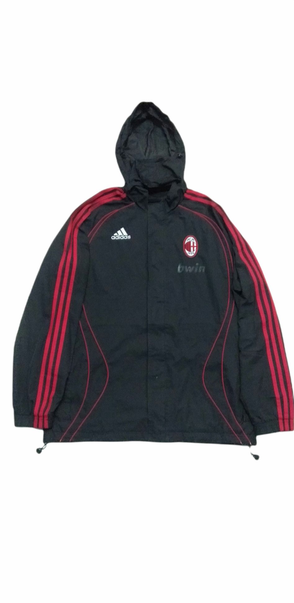 Adidas VINTAGE AC MILAN X ADIDAS BWIN WINDBREAKER JACKET