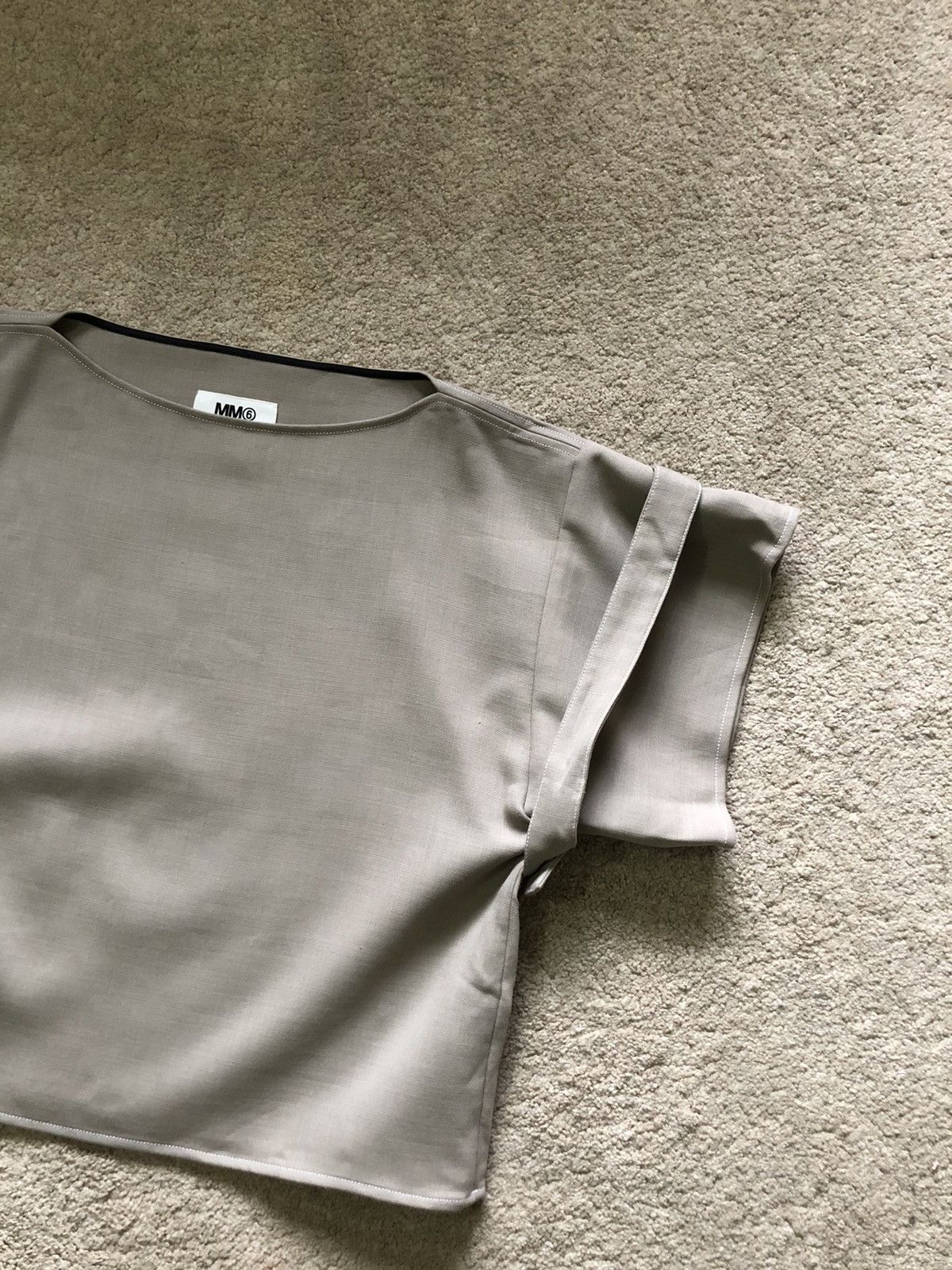 Maison Margiela 2000s Maison Margiela Cotton Wool Blend Boxy Shirt Size M / US 6-8 / IT 42-44 - 5 Thumbnail