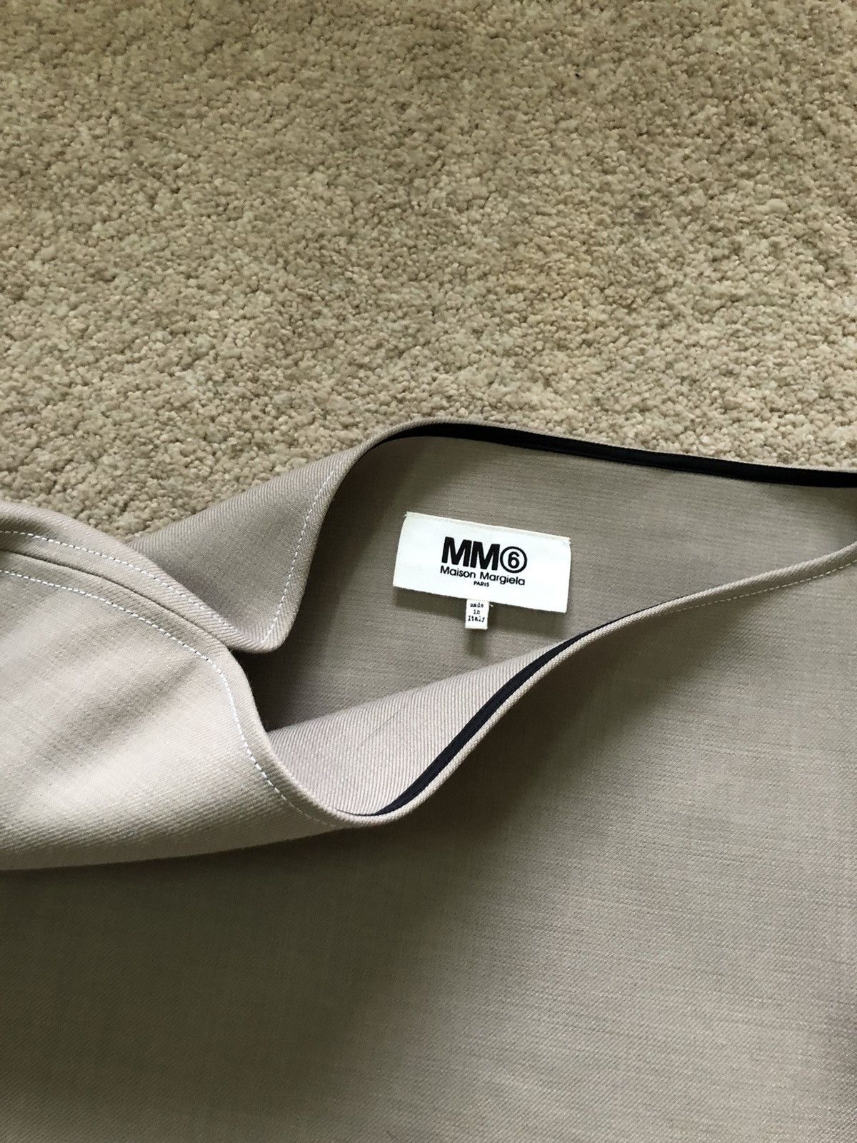 Maison Margiela 2000s Maison Margiela Cotton Wool Blend Boxy Shirt Size M / US 6-8 / IT 42-44 - 6 Thumbnail
