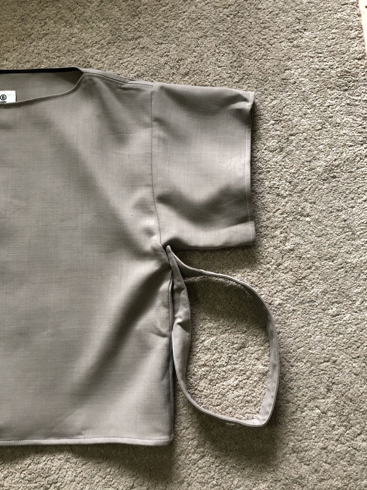 Maison Margiela 2000s Maison Margiela Cotton Wool Blend Boxy Shirt Size M / US 6-8 / IT 42-44 - 4 Thumbnail