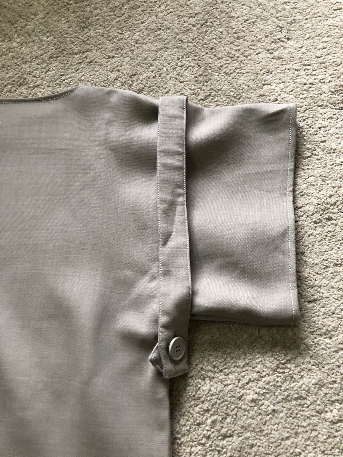 Maison Margiela 2000s Maison Margiela Cotton Wool Blend Boxy Shirt Size M / US 6-8 / IT 42-44 - 8 Thumbnail