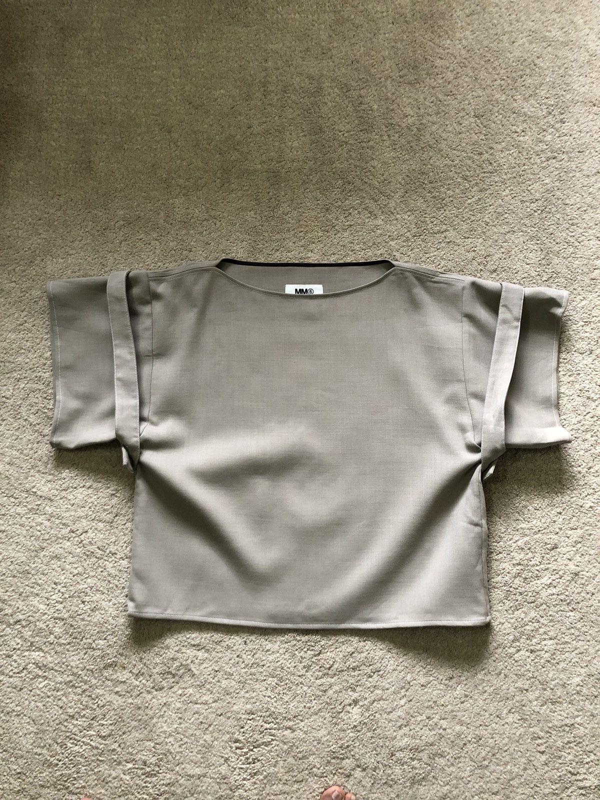 Maison Margiela 2000s Maison Margiela Cotton Wool Blend Boxy Shirt Size M / US 6-8 / IT 42-44 - 1 Thumbnail