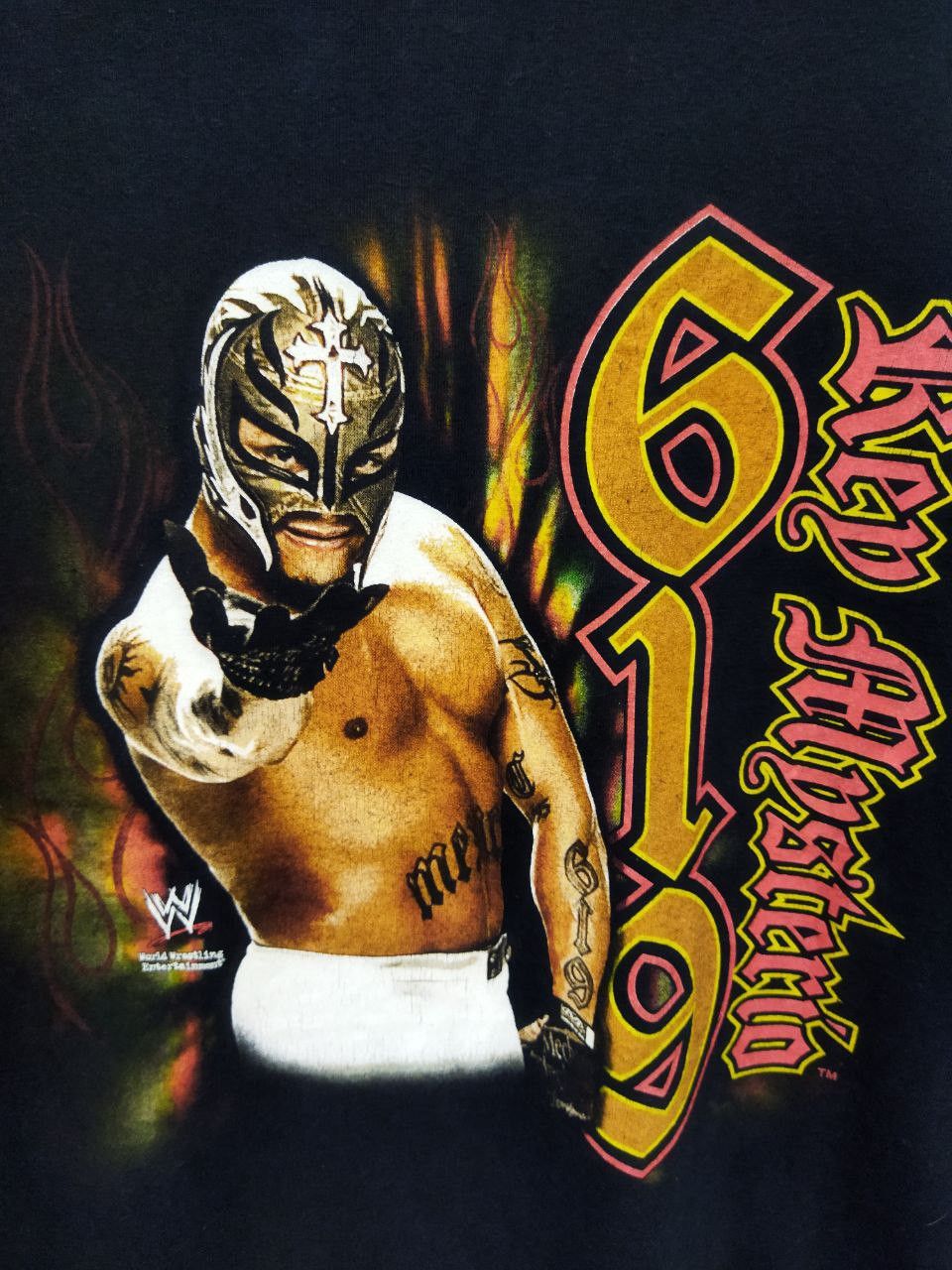 Vintage Vintage WWE Rey Mysterio 619 Tshirt Size US XL / EU 56 / 4 - 4 Thumbnail
