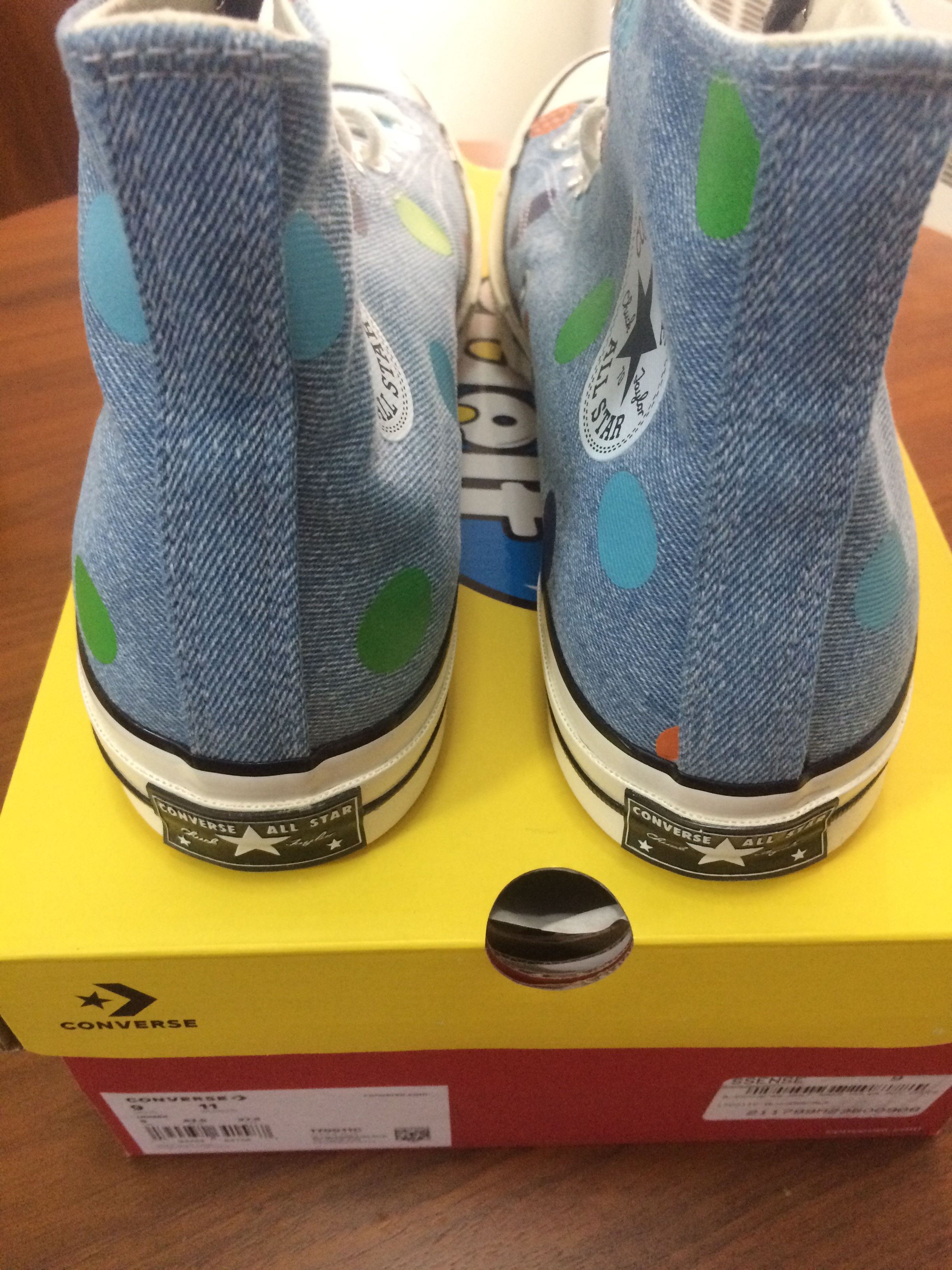 Converse × Golf Wang CONVERSE X GOLF WANG Chucks '70 HI "Polka Dots" Size US 10 / EU 43 - 6 Thumbnail