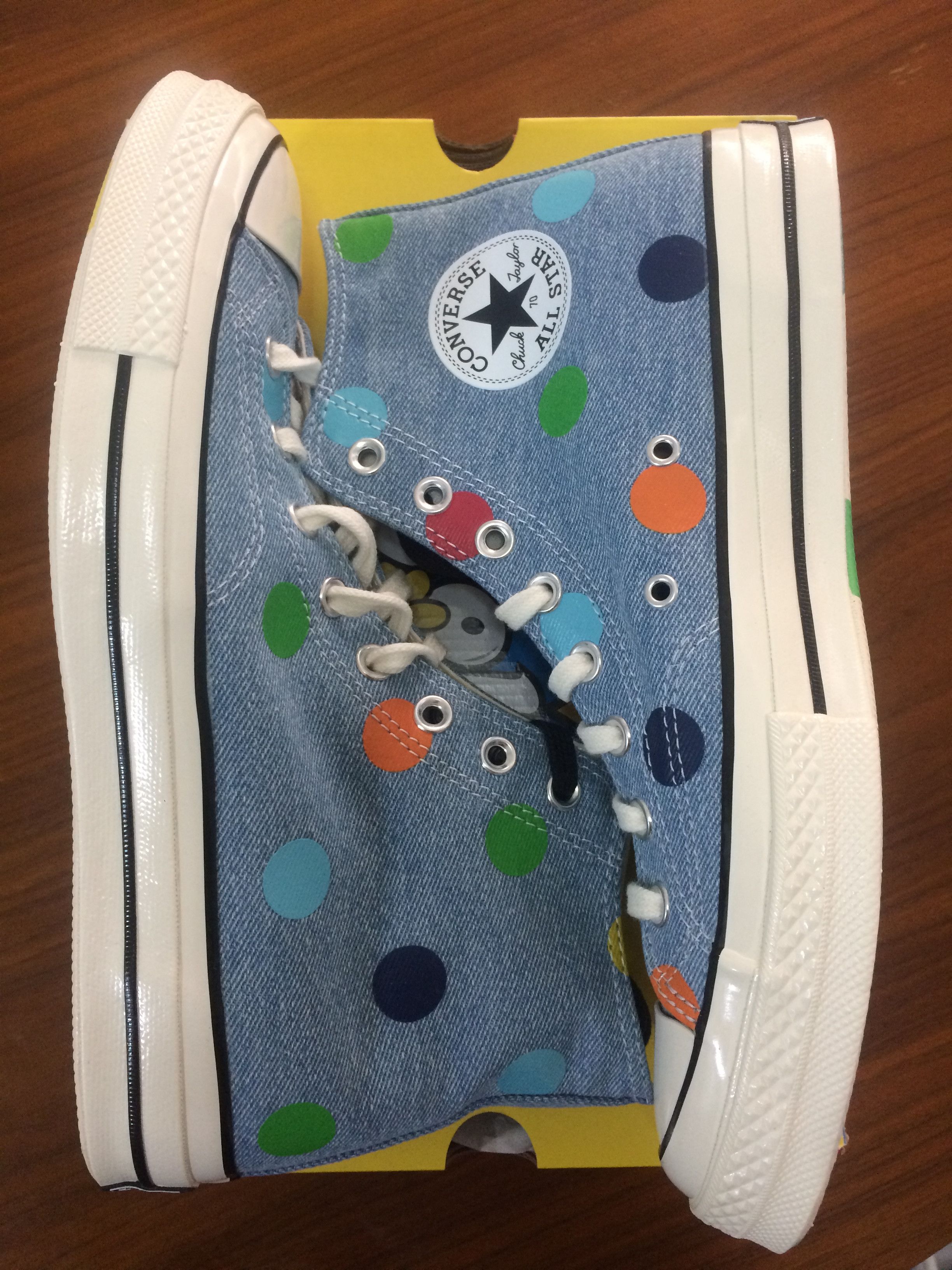 Converse × Golf Wang CONVERSE X GOLF WANG Chucks '70 HI "Polka Dots" Size US 10 / EU 43 - 4 Thumbnail