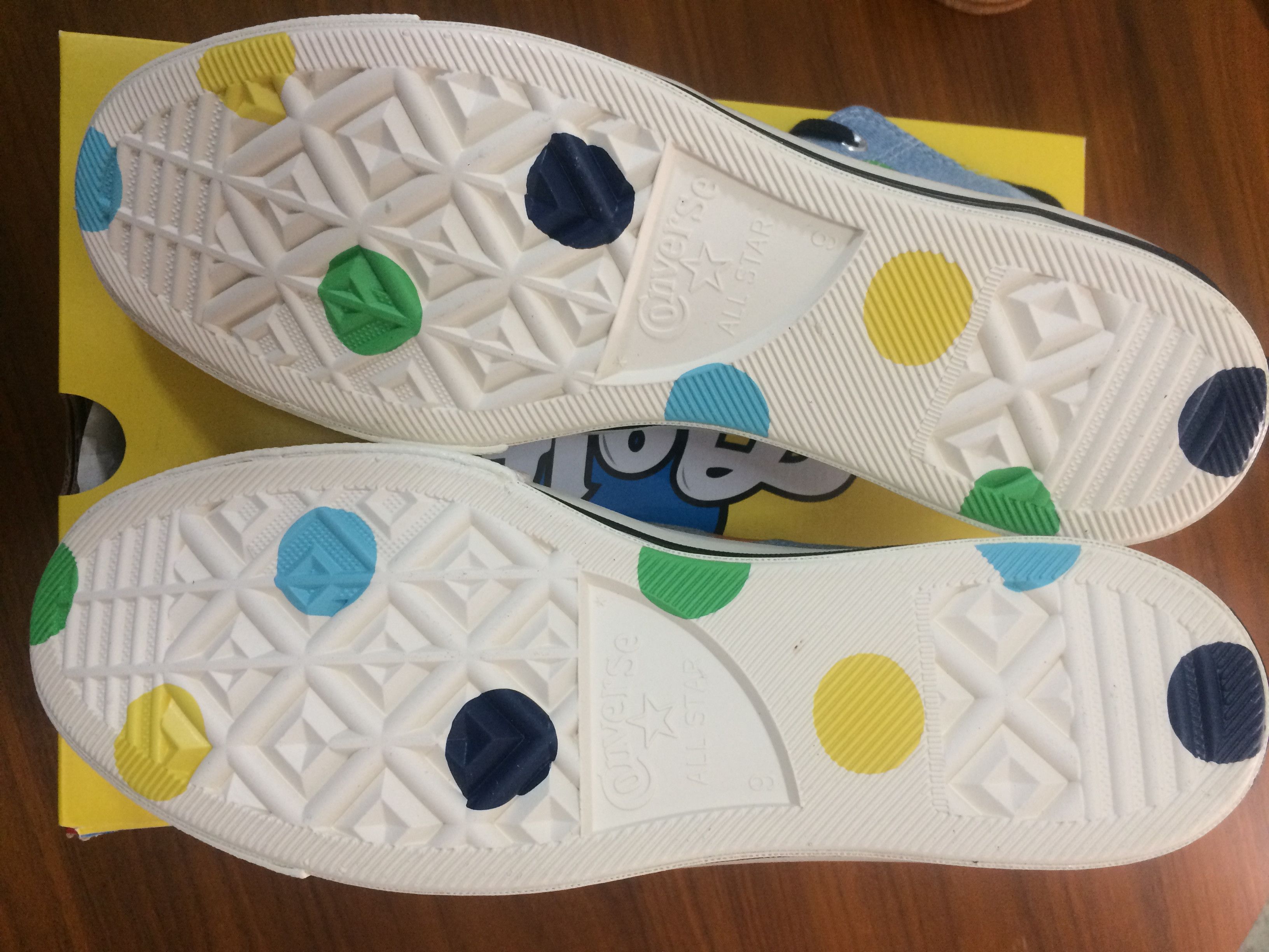 Converse × Golf Wang CONVERSE X GOLF WANG Chucks '70 HI "Polka Dots" Size US 10 / EU 43 - 7 Thumbnail