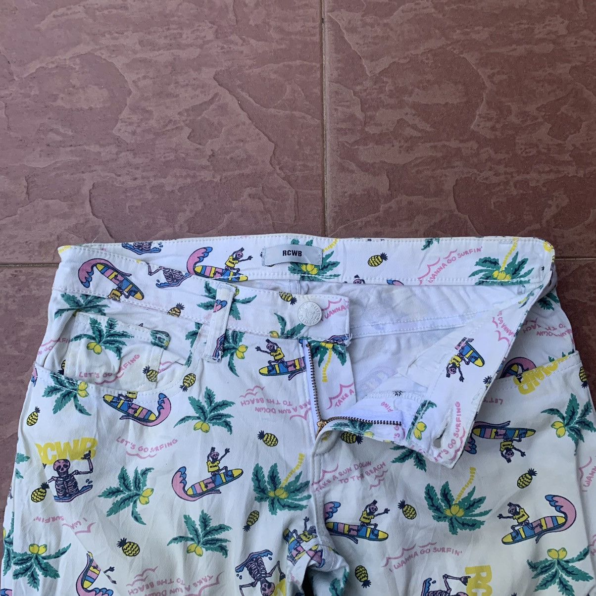Japanese Brand RCWB FULLPRINTED SKULLS CROPPED PANTS Size US 29 - 5 Thumbnail