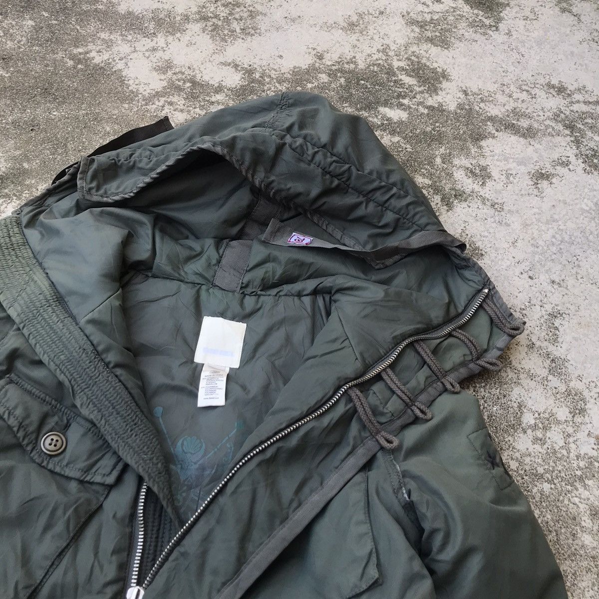 Diesel DIESEL QUILTED PARKA JACKET MILITARY FADED JACKET Size S / US 4 / IT 40 - 13 Thumbnail