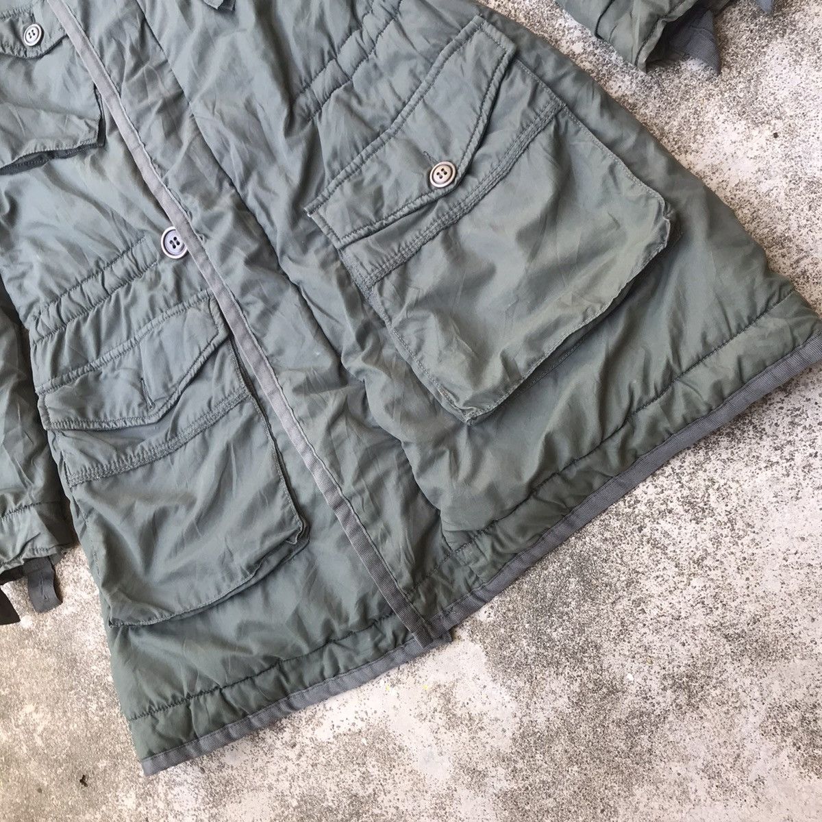 Diesel DIESEL QUILTED PARKA JACKET MILITARY FADED JACKET Size S / US 4 / IT 40 - 5 Thumbnail