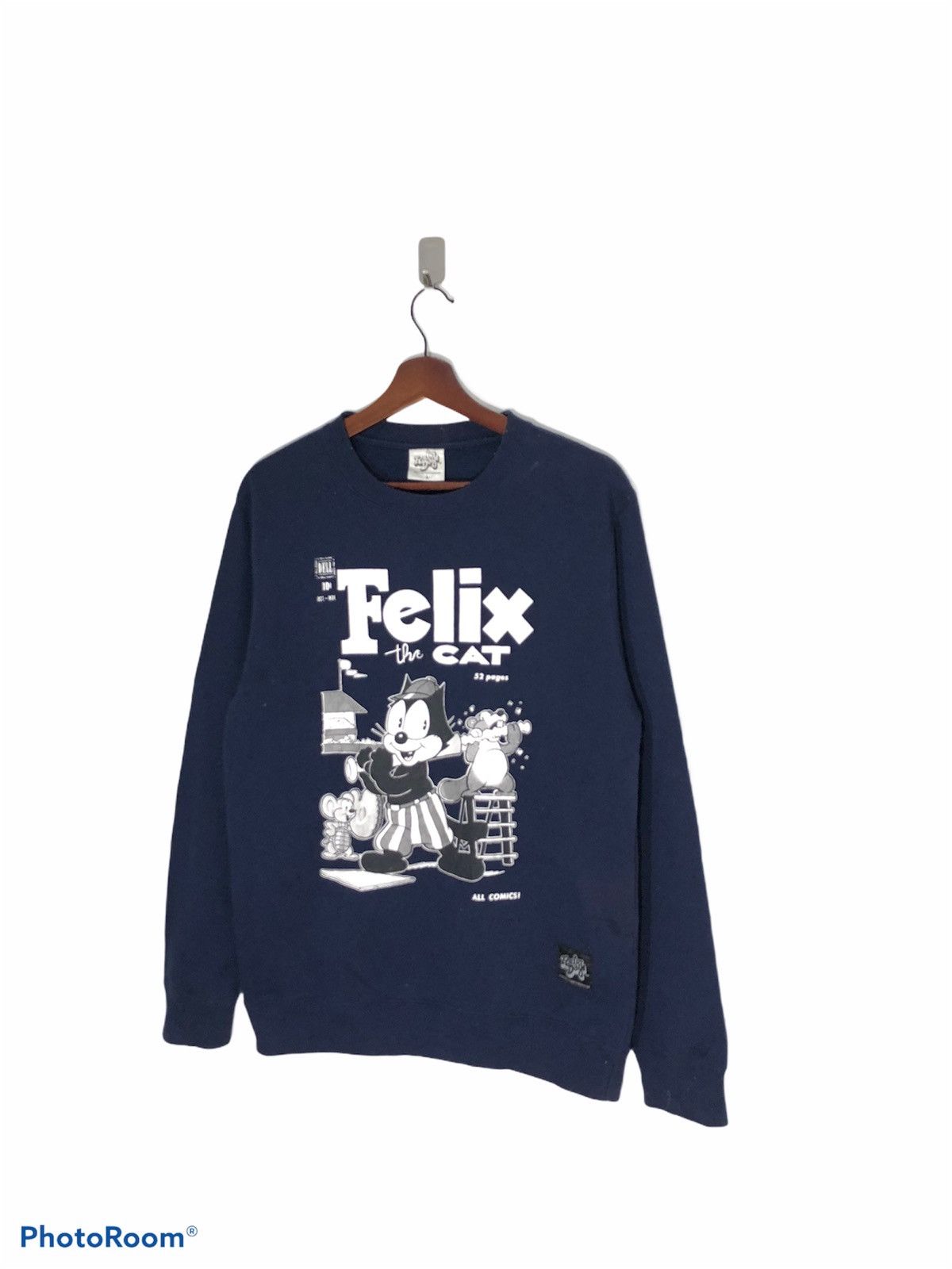 Cartoon Network SS28 Felix The Cat Sweatshirt Anime Comedy By Radio Days Size US L / EU 52-54 / 3 - 3 Thumbnail