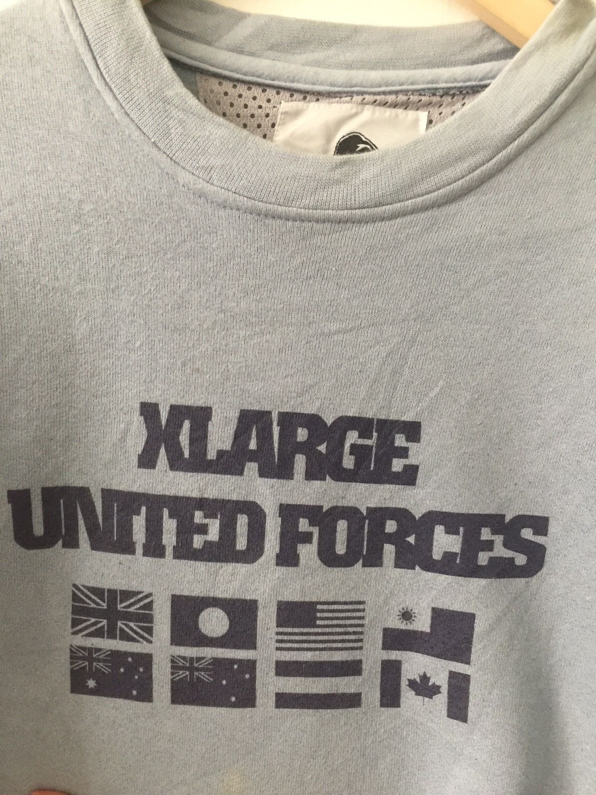 Vintage × X-LARGE X Large United Forces Sweatshirts 26x27 Size US L / EU 52-54 / 3 - 2 Thumbnail