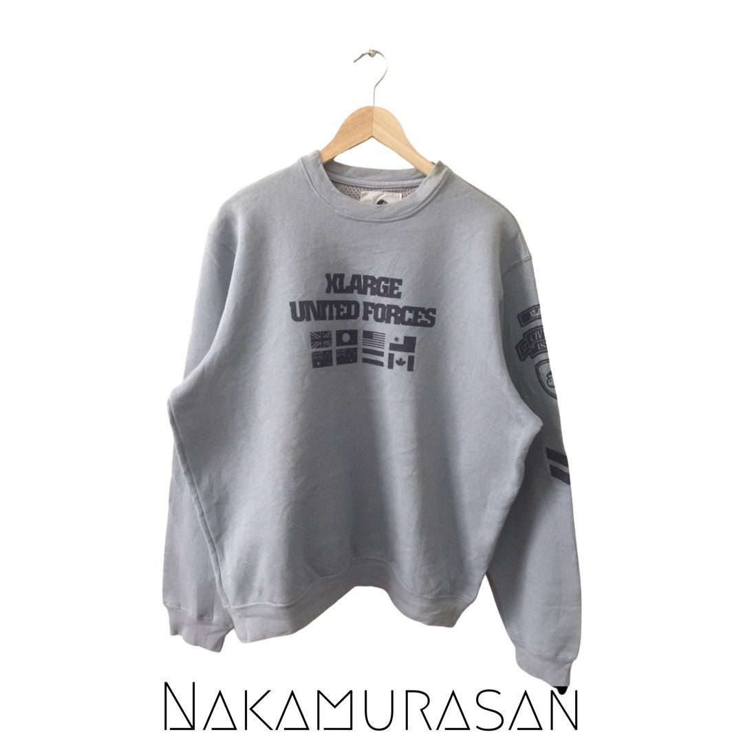 Vintage × X-LARGE X Large United Forces Sweatshirts 26x27 Size US L / EU 52-54 / 3 - 1 Thumbnail
