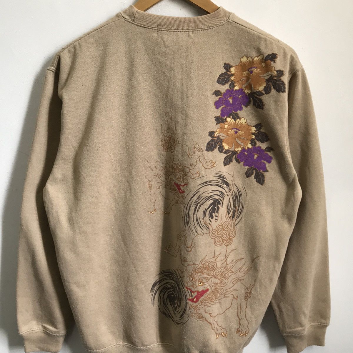 Japanese Brand Sukajan Dragon Sweatshirt Size US M / EU 48-50 / 2 - 2 Thumbnail