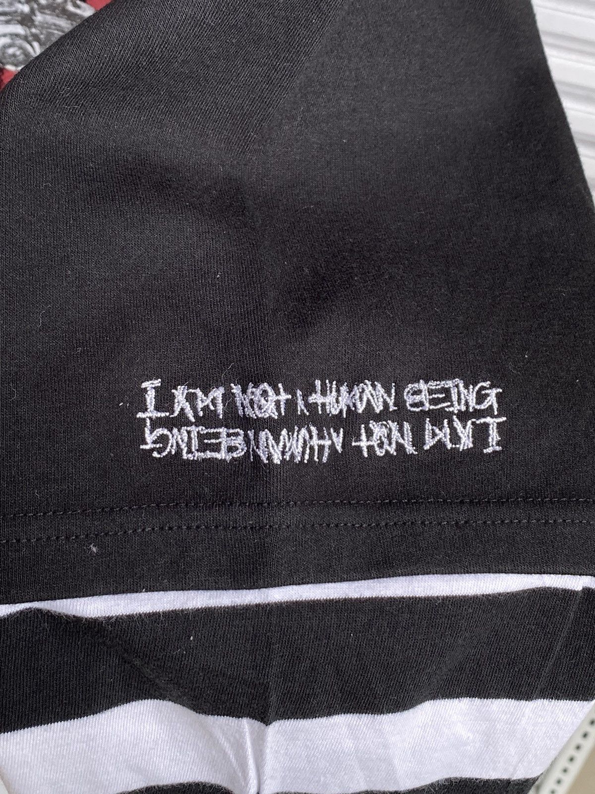 I Am Not A Human Being I am not Human Being Skulls Punk Crewneck /Bjork Greenday Size US XL / EU 56 / 4 - 4 Thumbnail
