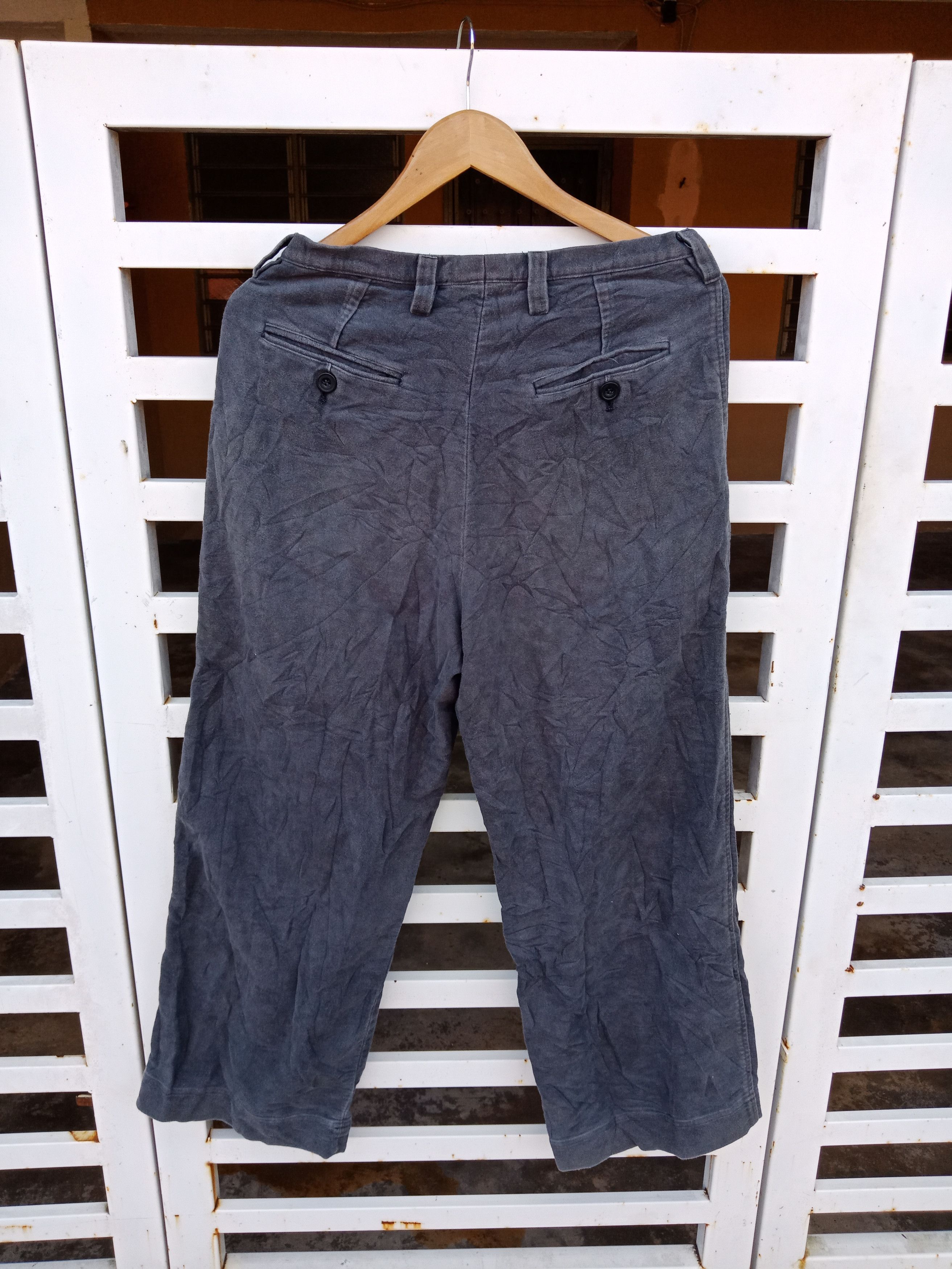 Dries Van Noten Dries Van Noten Gray Wide Pants Size US 29 - 2 Thumbnail