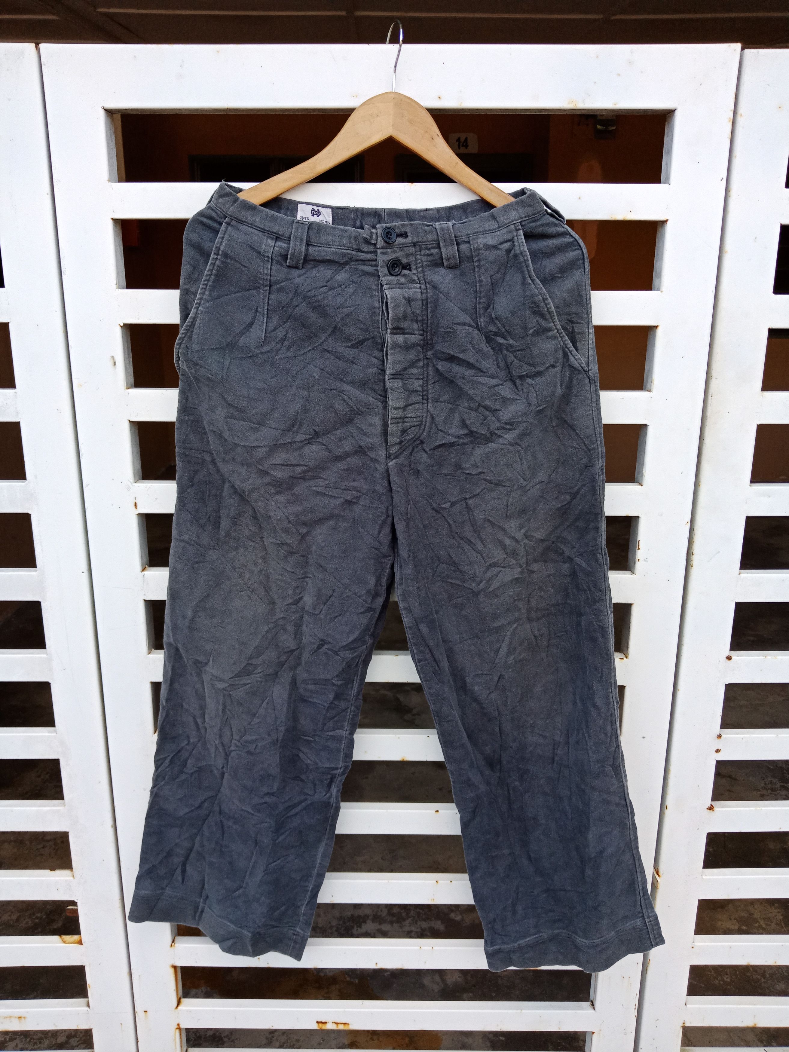 Dries Van Noten Dries Van Noten Gray Wide Pants Size US 29 - 1 Thumbnail
