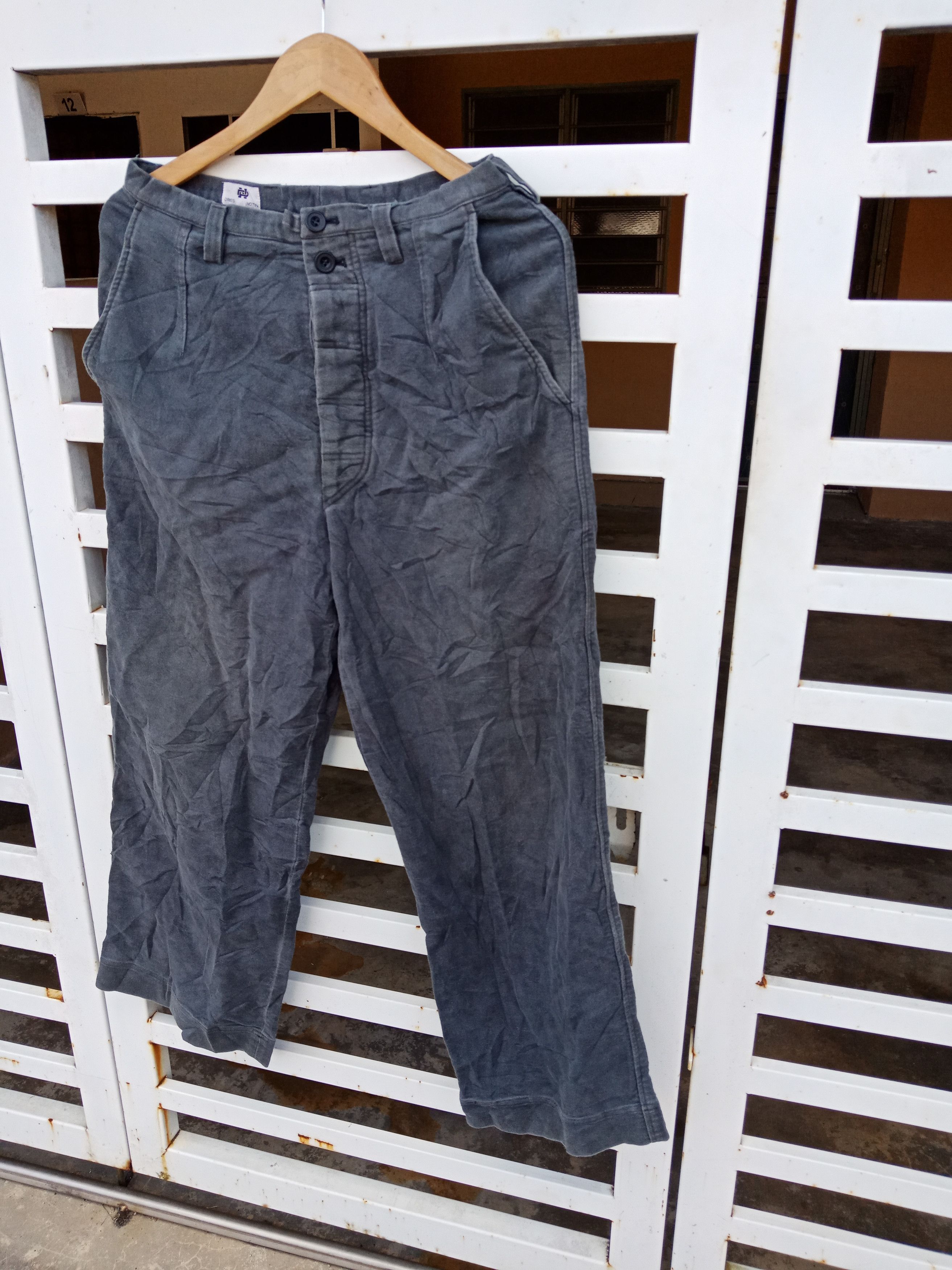 Dries Van Noten Dries Van Noten Gray Wide Pants Size US 29 - 4 Thumbnail