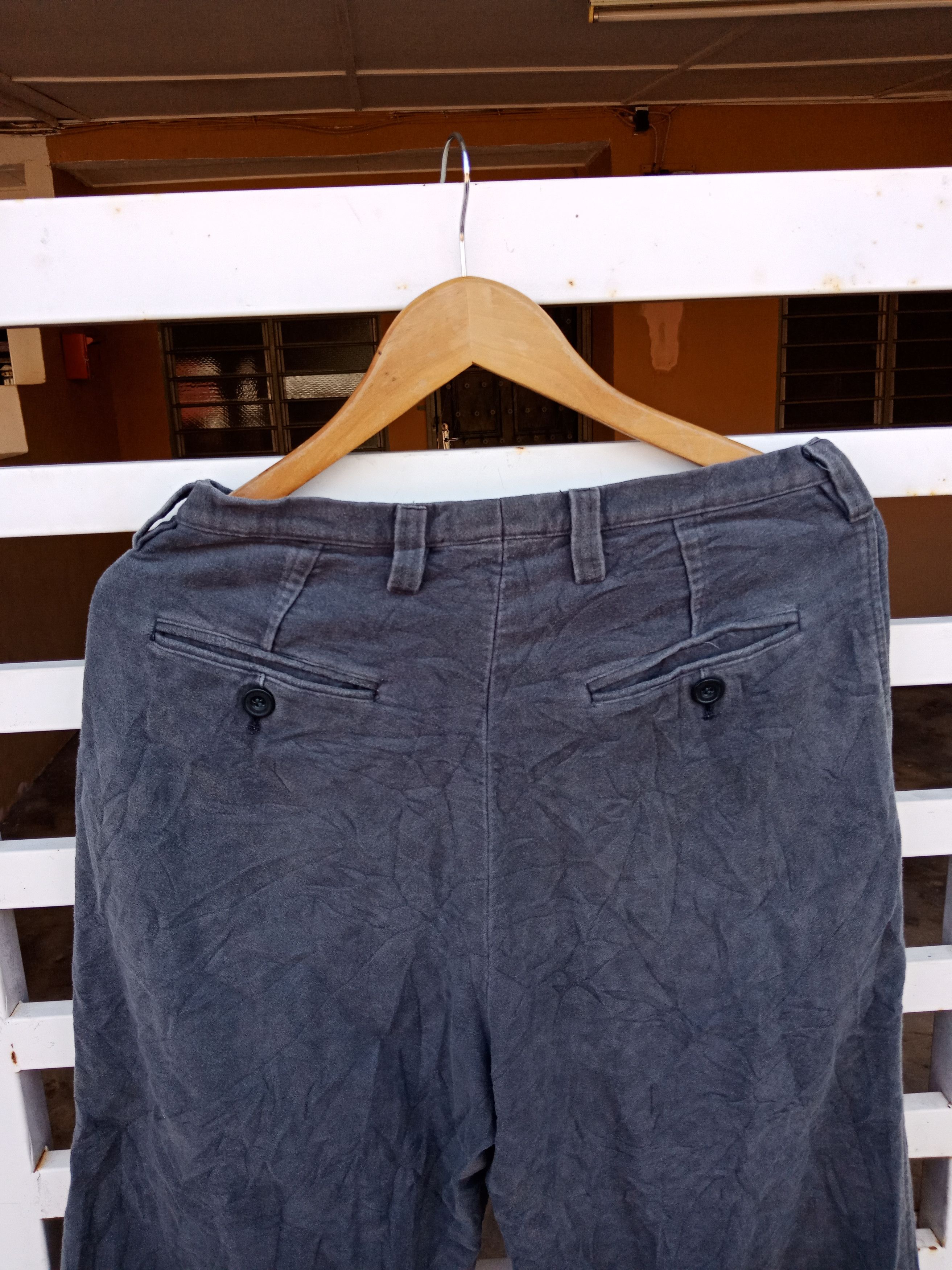 Dries Van Noten Dries Van Noten Gray Wide Pants Size US 29 - 7 Thumbnail