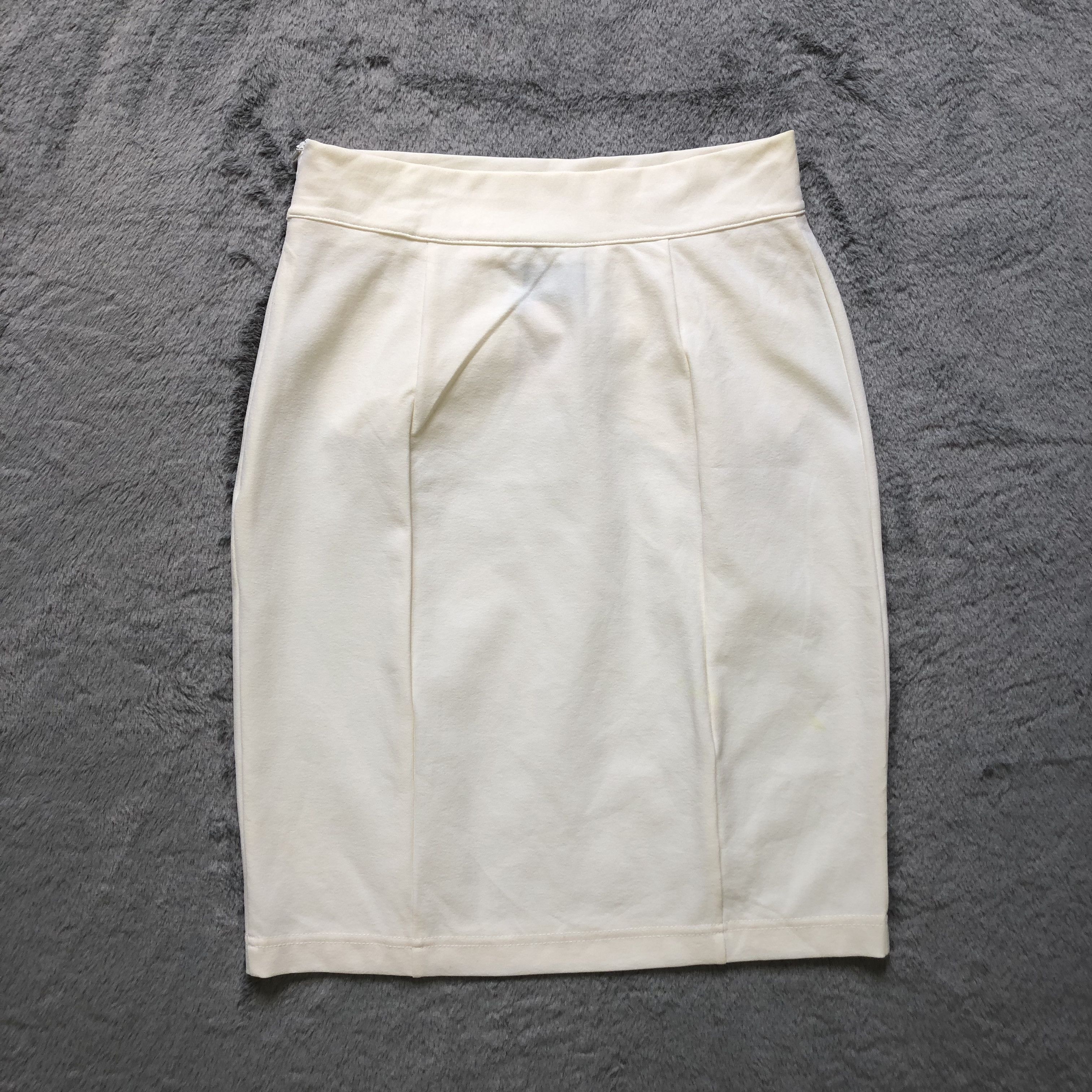 image of Archival Clothing x Claude Montana State Of Claude Montana Mini Skirt 6737-84 in White, Women's (Si
