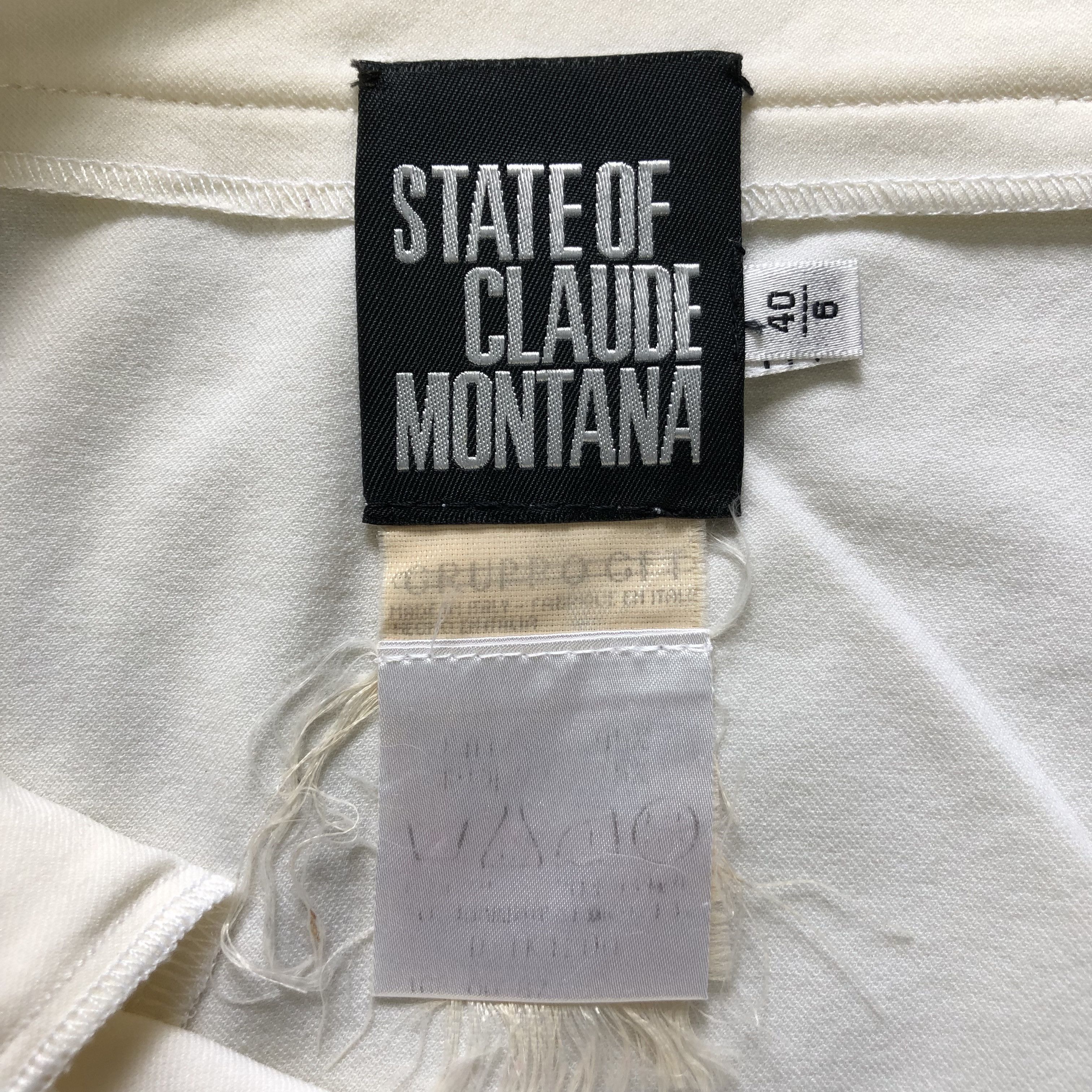 Claude Montana STATE OF CLAUDE MONTANA MINI SKIRT #6737-84 Size 25" / US 0 / IT 36 - 4 Thumbnail