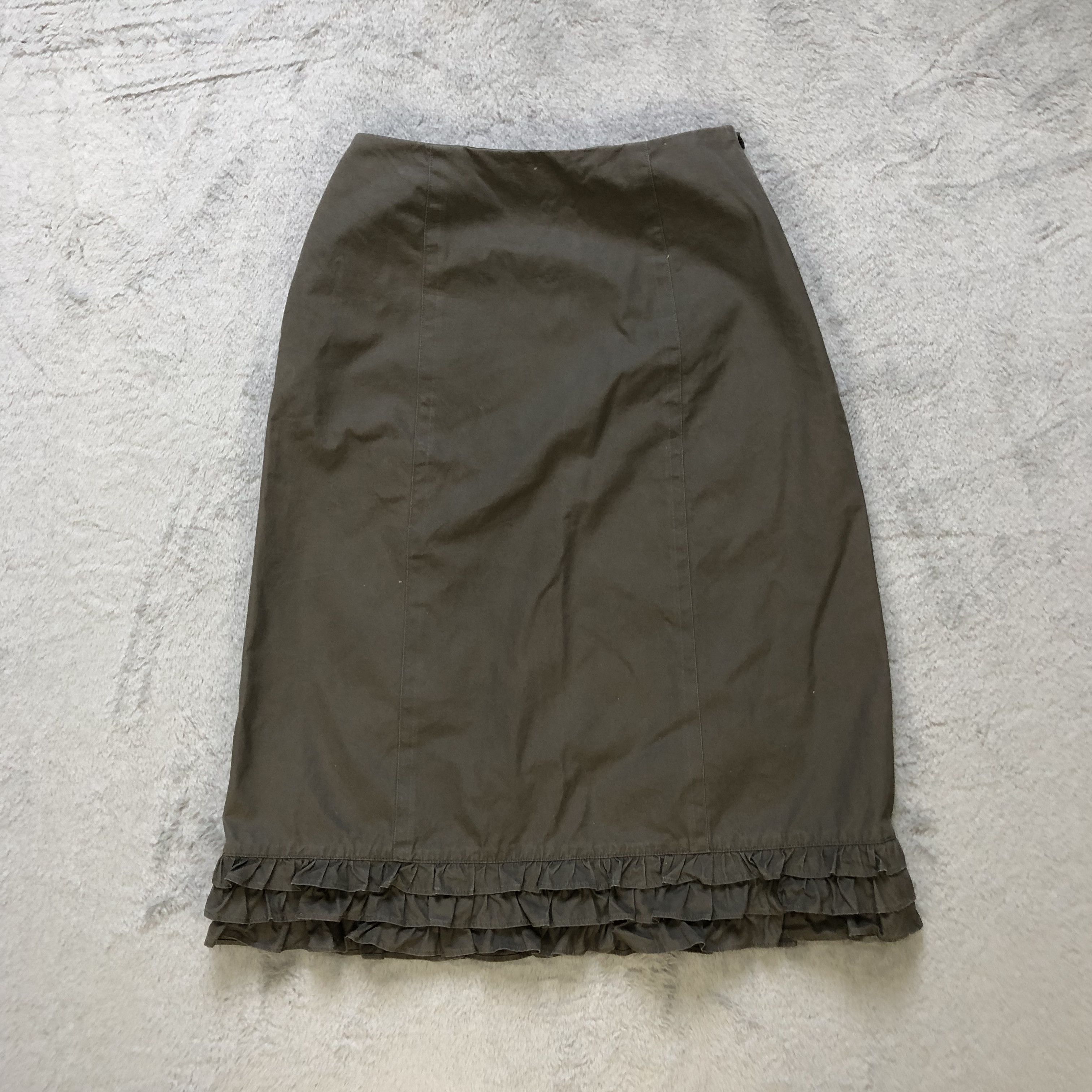 image of Avant Garde Margaret Howell England Mini Skirt 6753-84, Women's (Size 24)