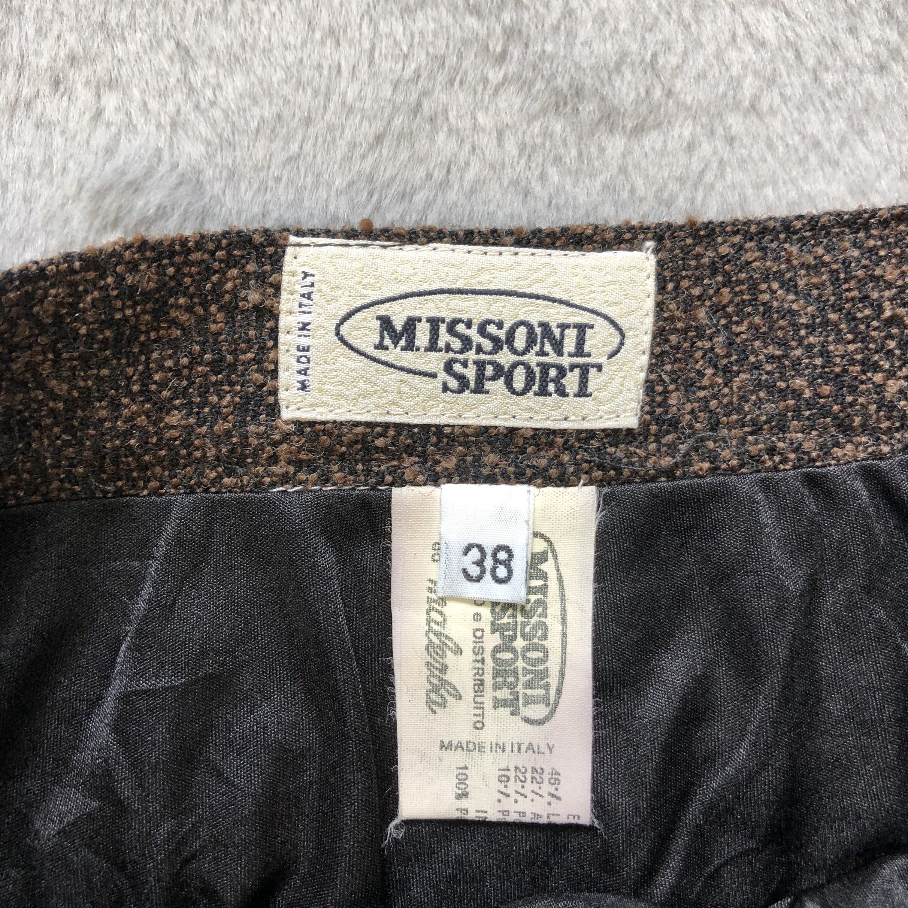 Missoni MISSONI SPORT WOOL MINI SKIRTS W20 #6749-84 Size 22" - 4 Thumbnail