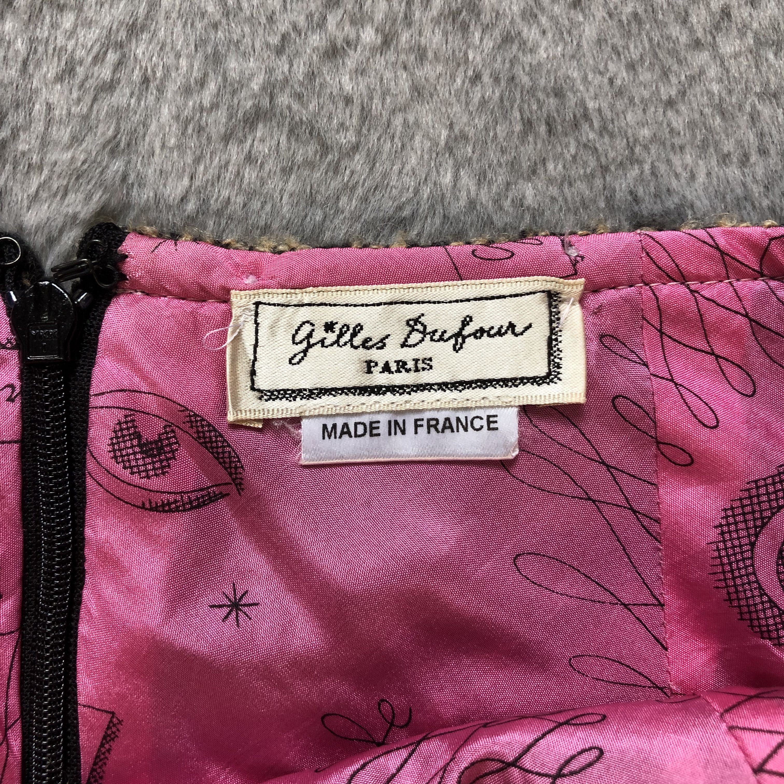 Japanese Brand RARE🔥 GILLES DUFOUR PARIS MINI SKIRTS #6742-84 Size 29" - 4 Thumbnail