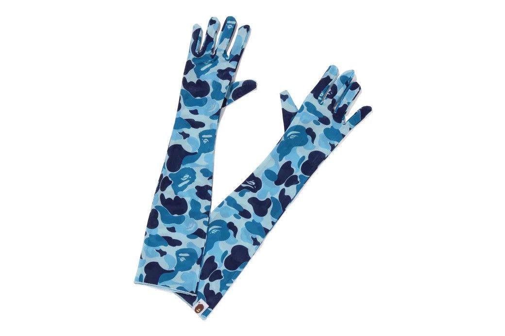 image of Bape Abc Camo Gloves, Men's