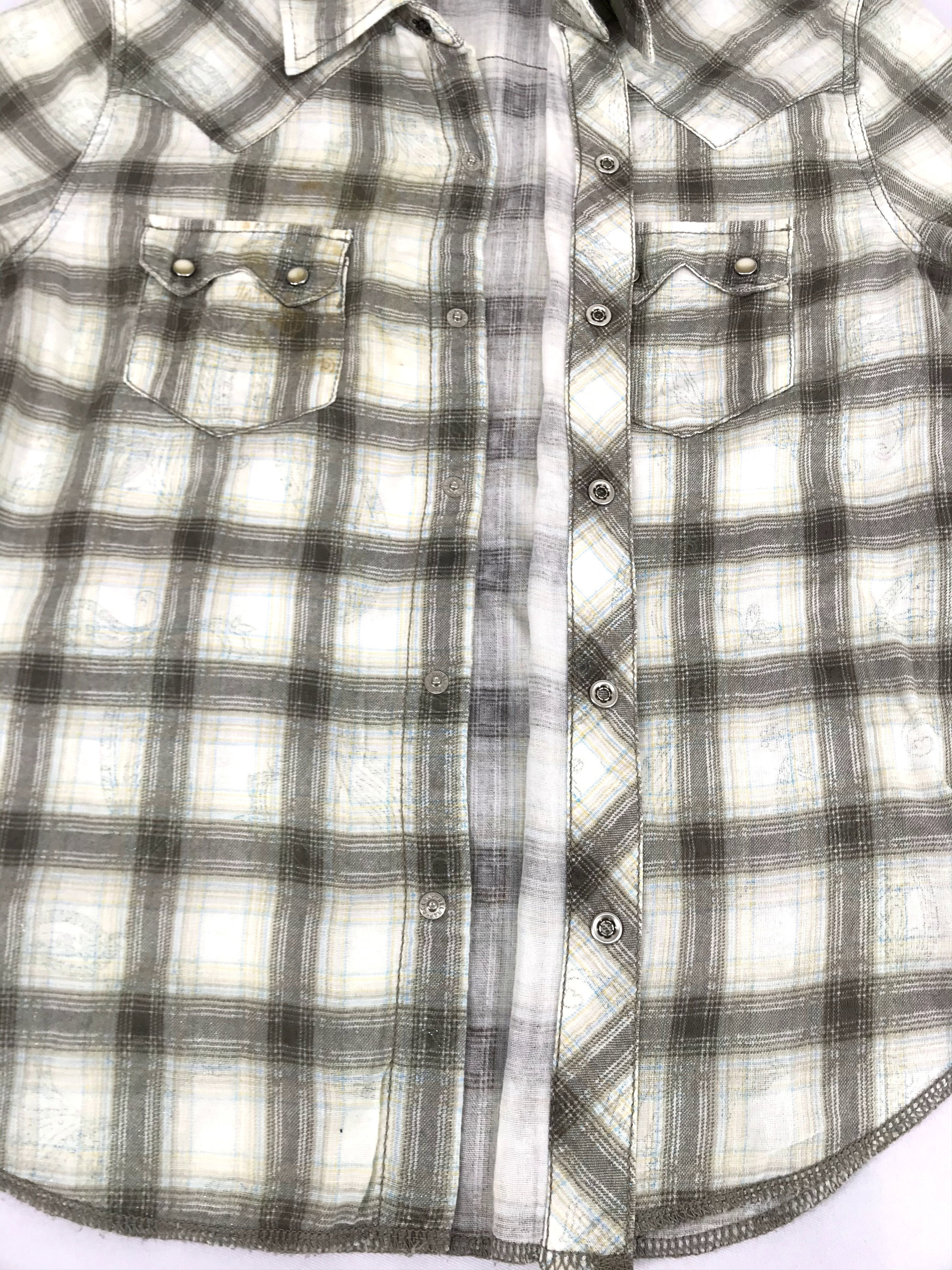 Levi's Vintage Levi's Lady Style Snap Button Flannel Double Pocket Size S / US 4 / IT 40 - 4 Thumbnail