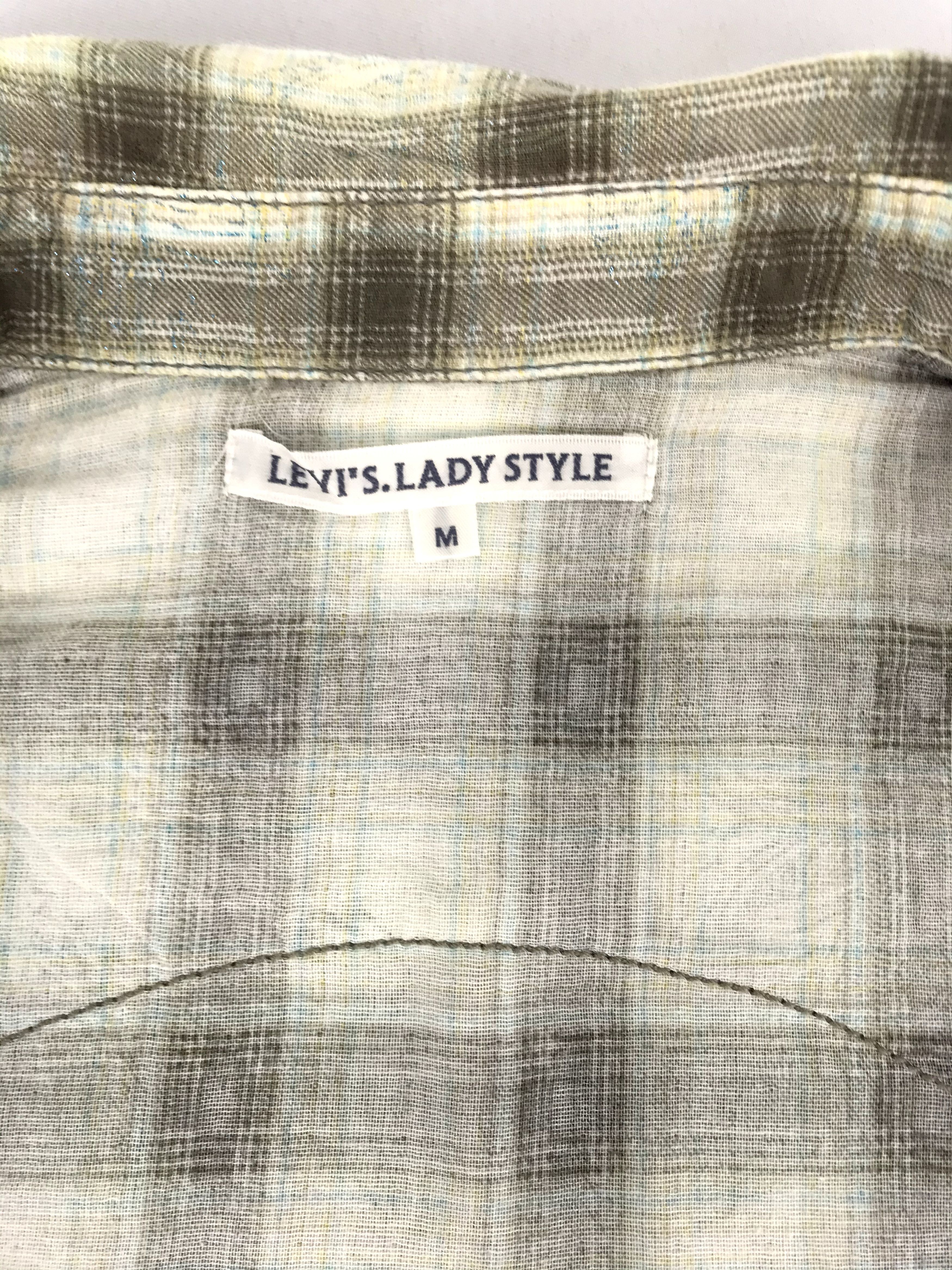 Levi's Vintage Levi's Lady Style Snap Button Flannel Double Pocket Size S / US 4 / IT 40 - 7 Thumbnail