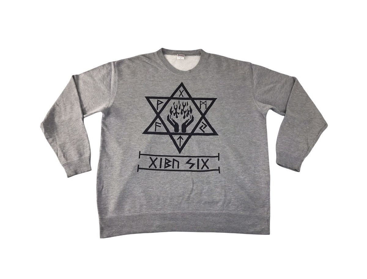 Japanese Brand × Vintage Xibn Six David Star Big Logo Spell Out Pull Over Style Size US XL / EU 56 / 4 - 1 Thumbnail