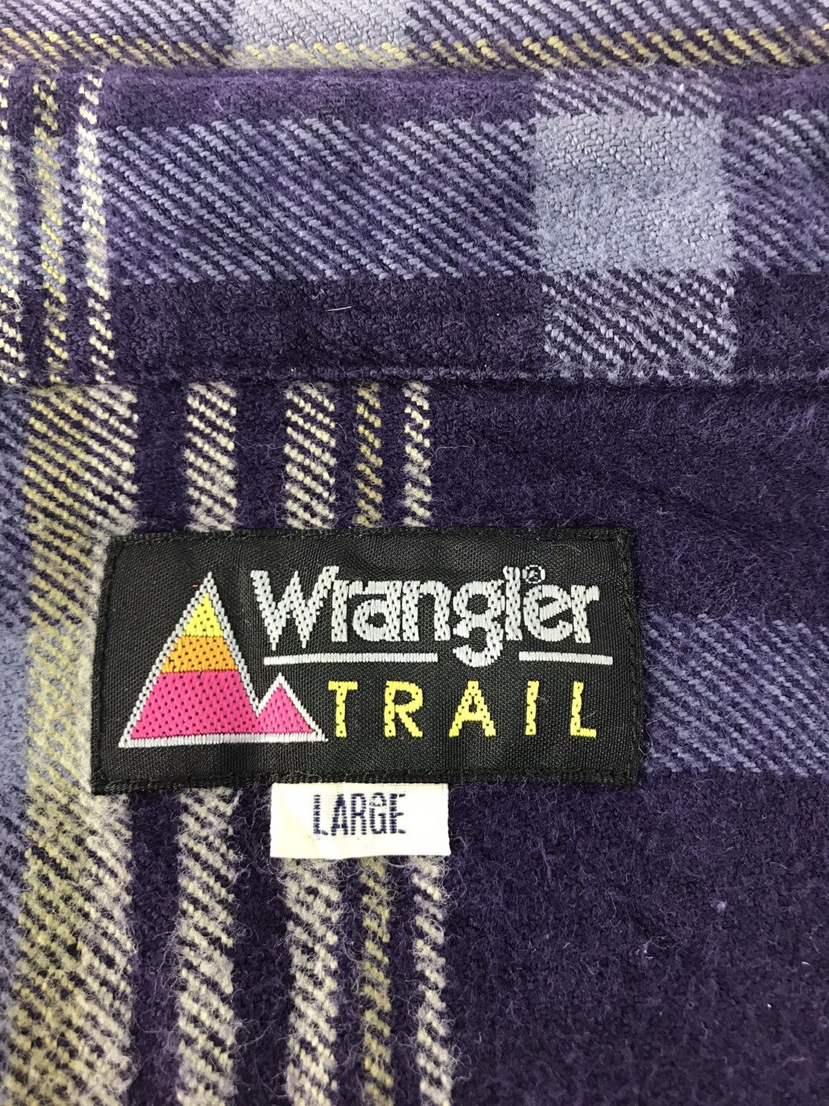 Flannel × Wrangler Wrangler Trails Flannel Shirt Button Down Plaid Checked Size US L / EU 52-54 / 3 - 6 Thumbnail