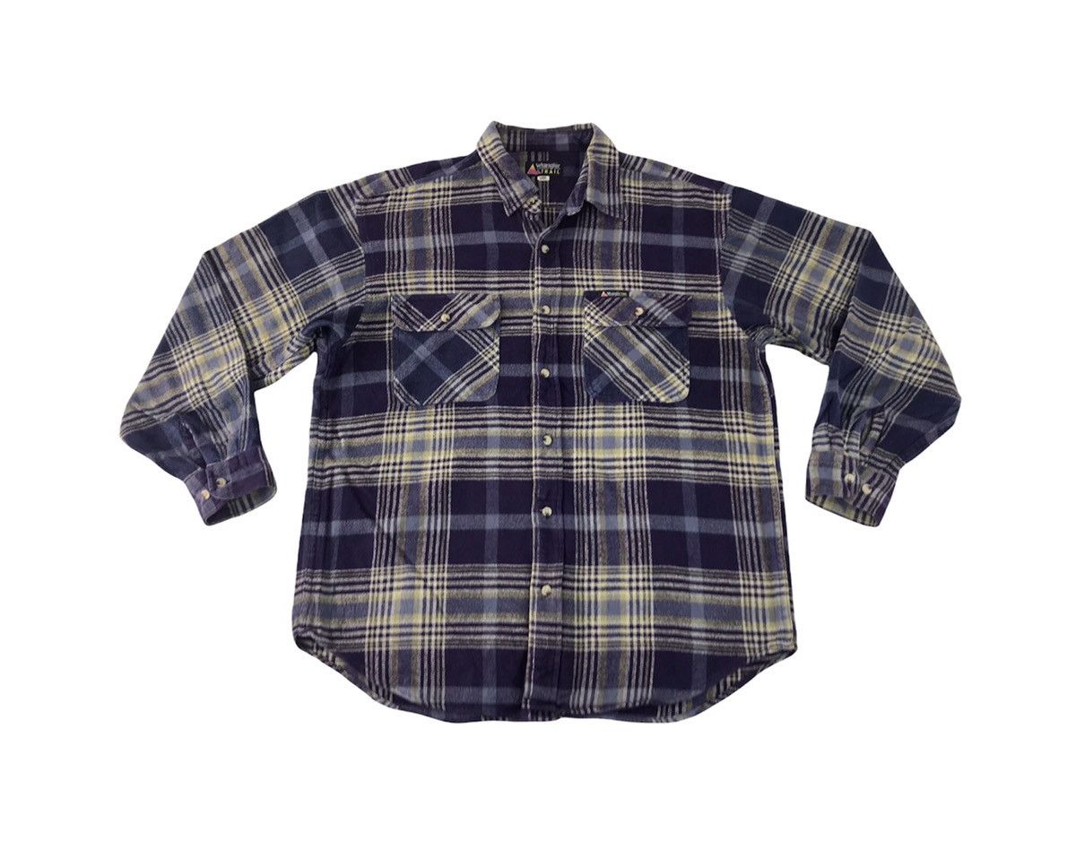 Flannel × Wrangler Wrangler Trails Flannel Shirt Button Down Plaid Checked Size US L / EU 52-54 / 3 - 1 Thumbnail