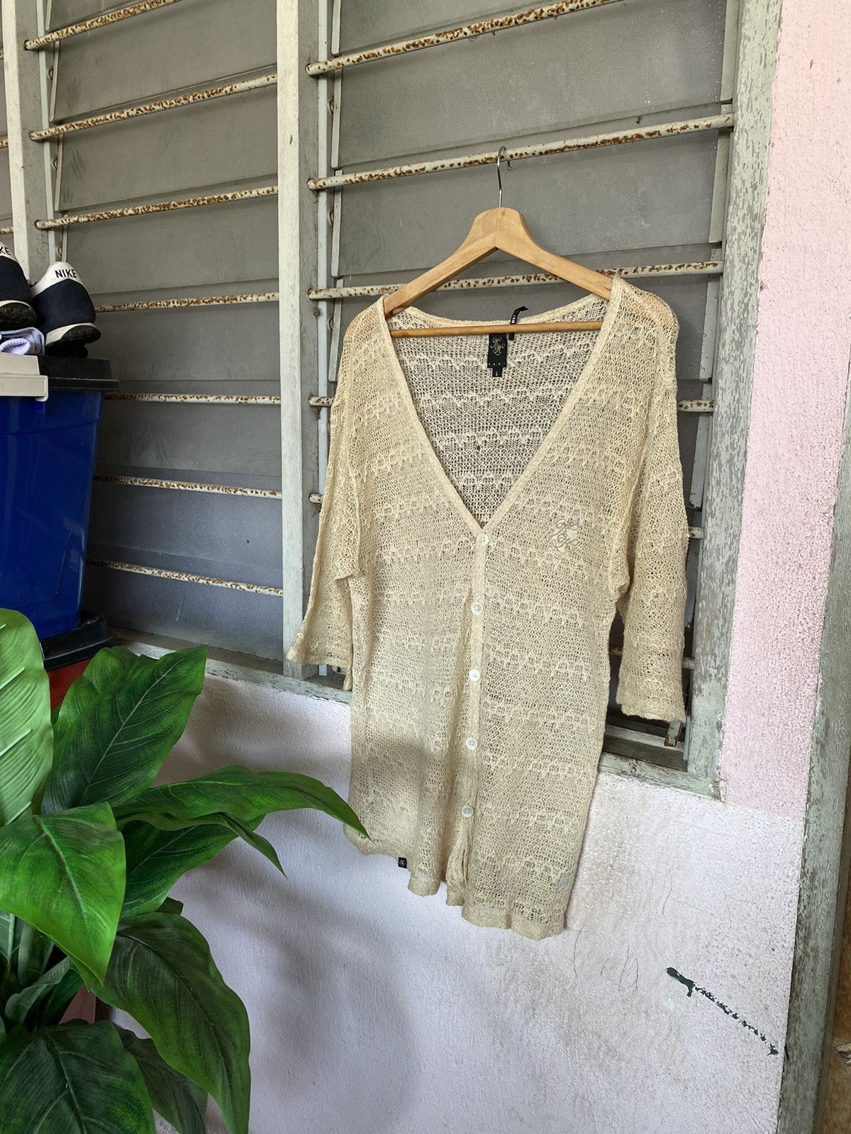 Karl Kani Karl Kani lace cardigan Size L / US 10 / IT 46 - 1 Thumbnail