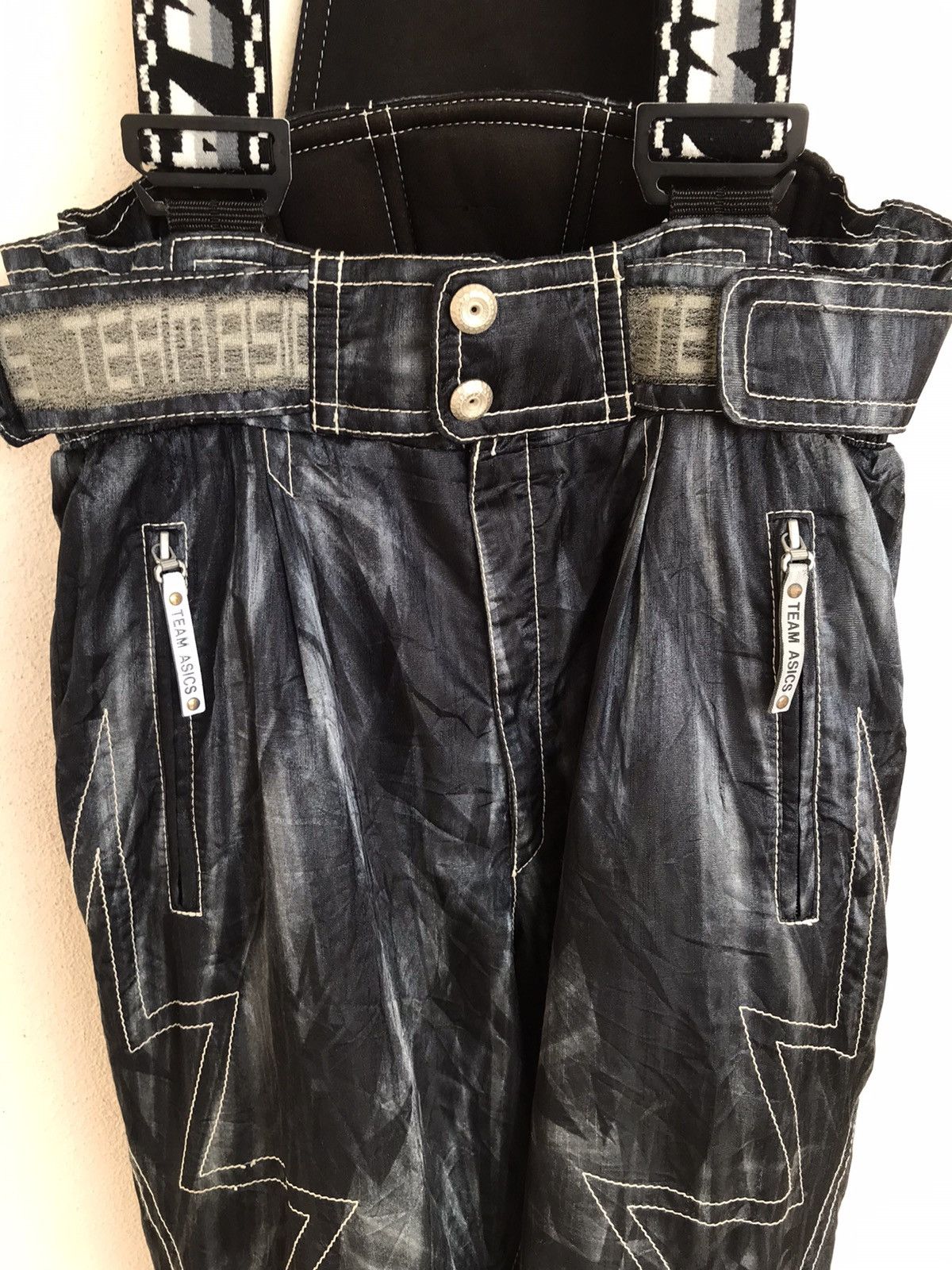 Asics Vintage 90s Team Asics Ski Wear Overalls Fits All Size US 34 / EU 50 - 5 Thumbnail