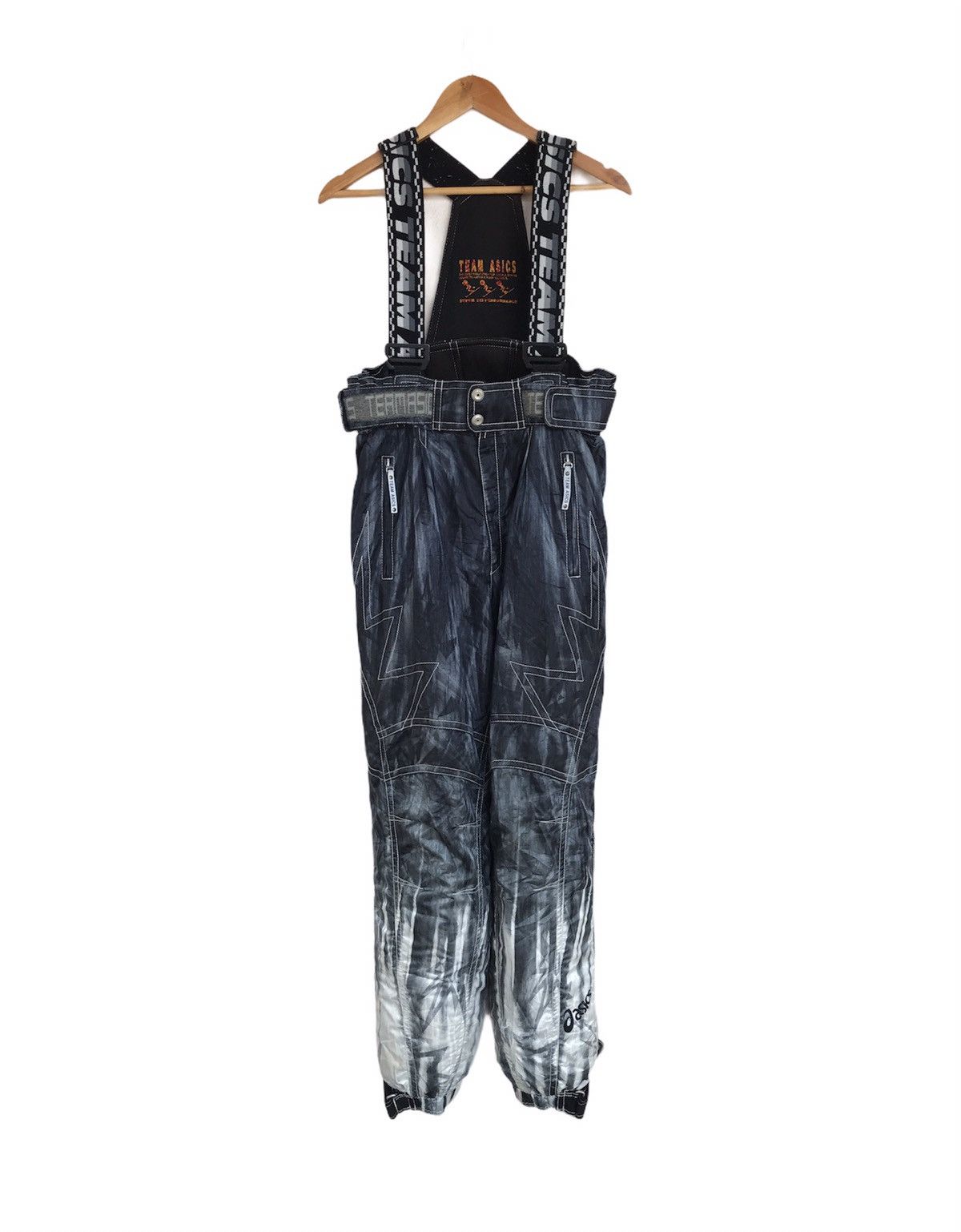 Asics Vintage 90s Team Asics Ski Wear Overalls Fits All Size US 34 / EU 50 - 1 Thumbnail