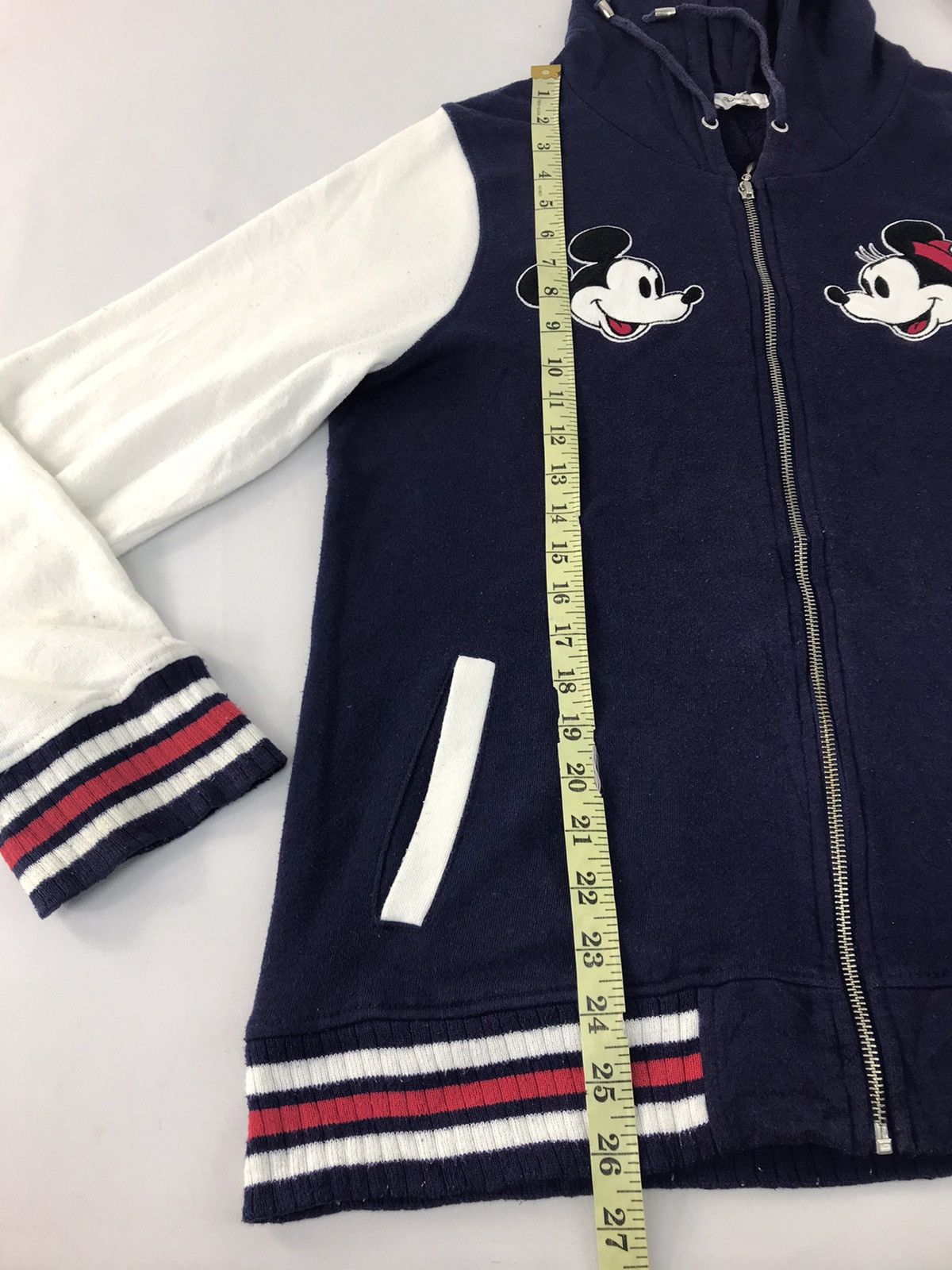 Disney × Mickey Mouse Disney Mickey Minnie Mouse Hoodie Varsity Jacket Size M / US 6-8 / IT 42-44 - 12 Thumbnail
