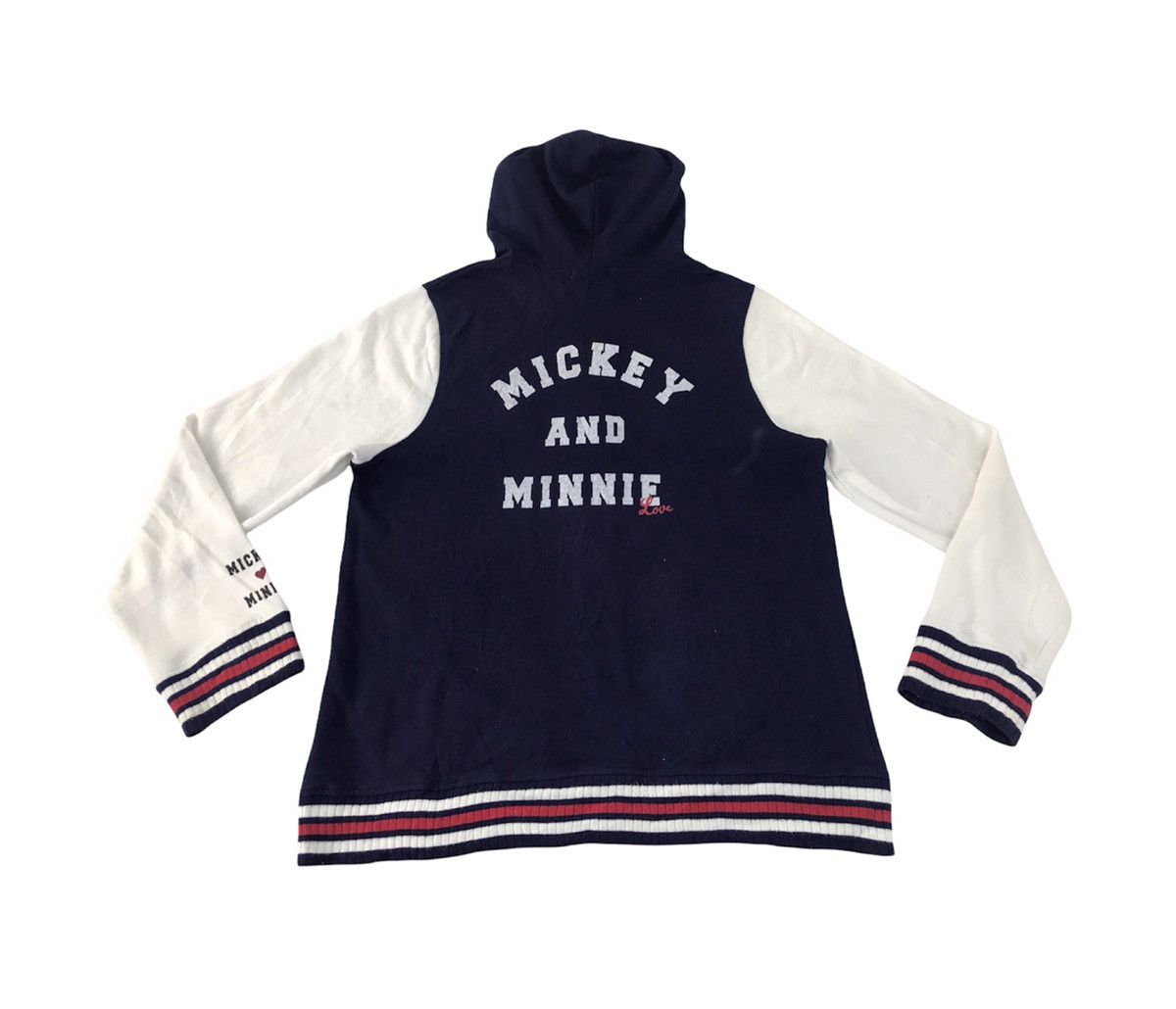 Disney × Mickey Mouse Disney Mickey Minnie Mouse Hoodie Varsity Jacket Size M / US 6-8 / IT 42-44 - 2 Thumbnail