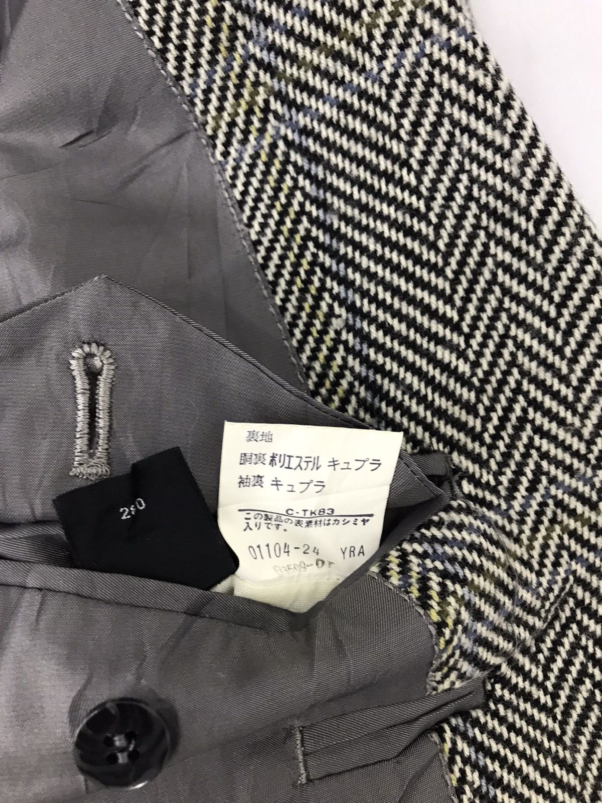 Burberry × Designer × Vintage Burberrys Luxury Blazer Coat Jacket Wool & Cashmere Size 48R - 6 Thumbnail