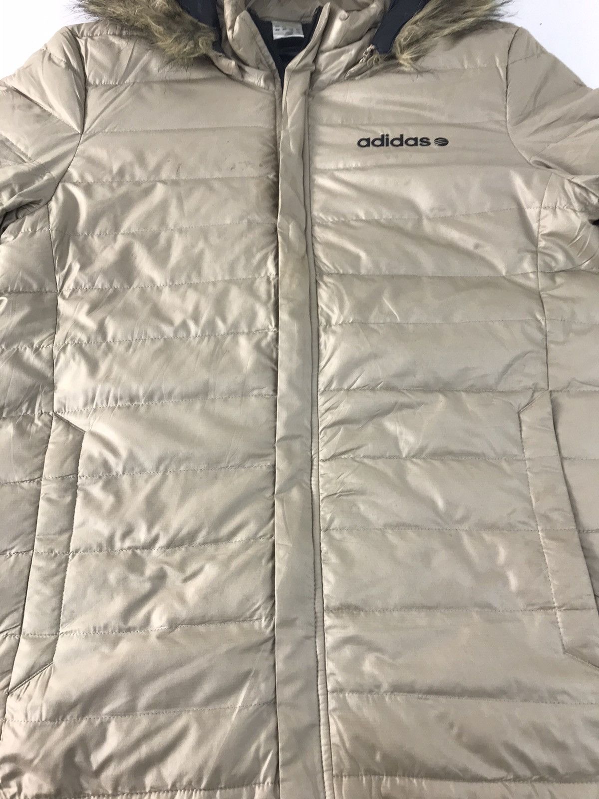 Adidas × Vintage Adidas Neo Label Puffer Quilted Light Hoodies Zipper Style Size US M / EU 48-50 / 2 - 4 Thumbnail