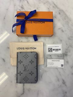 Louis Vuitton Pocket Organizer Monogram Taurillon Noir in