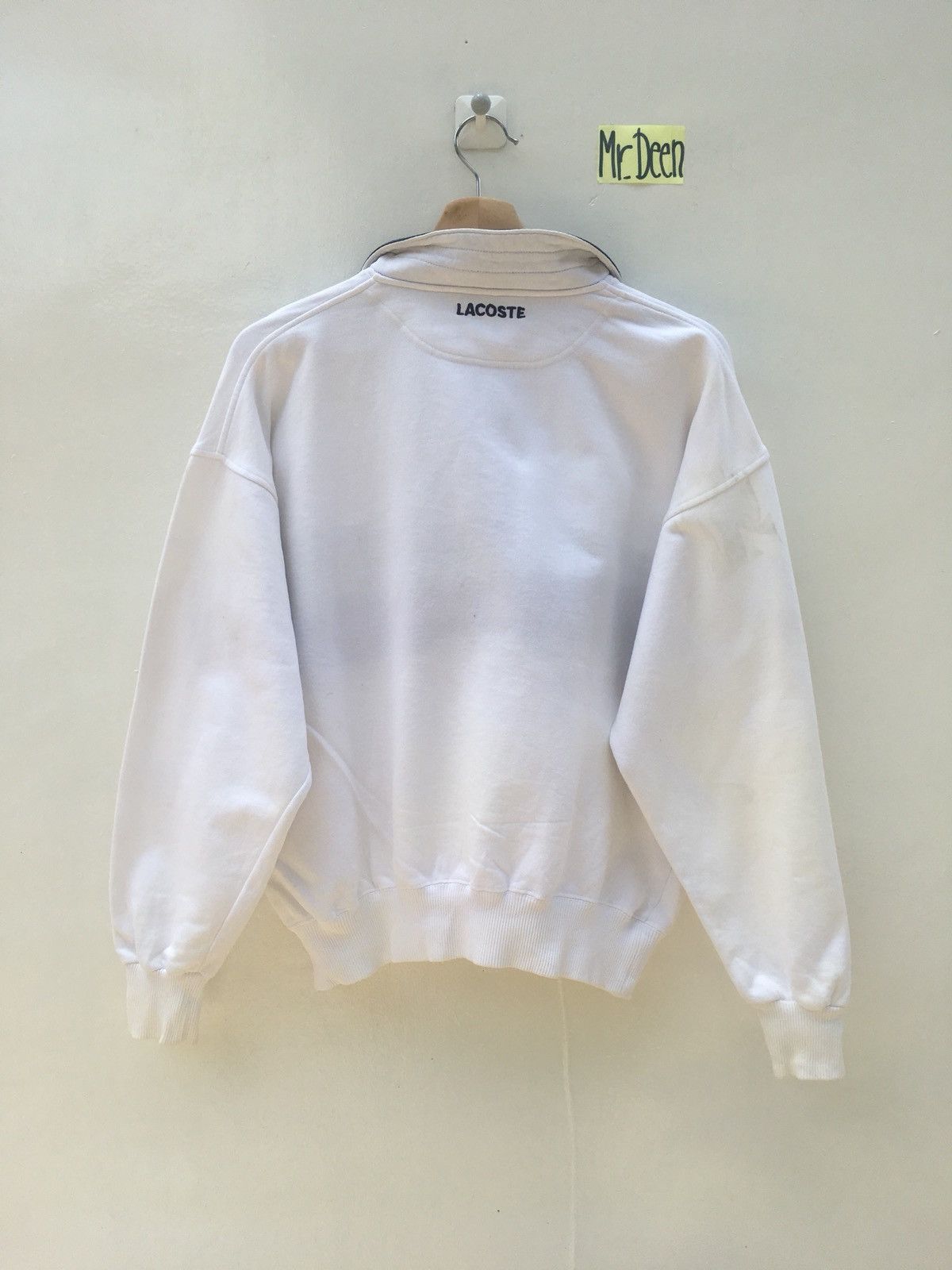 Lacoste Vintage Lacoste Sweatshirt Crewneck Big Logo Size US M / EU 48-50 / 2 - 7 Thumbnail