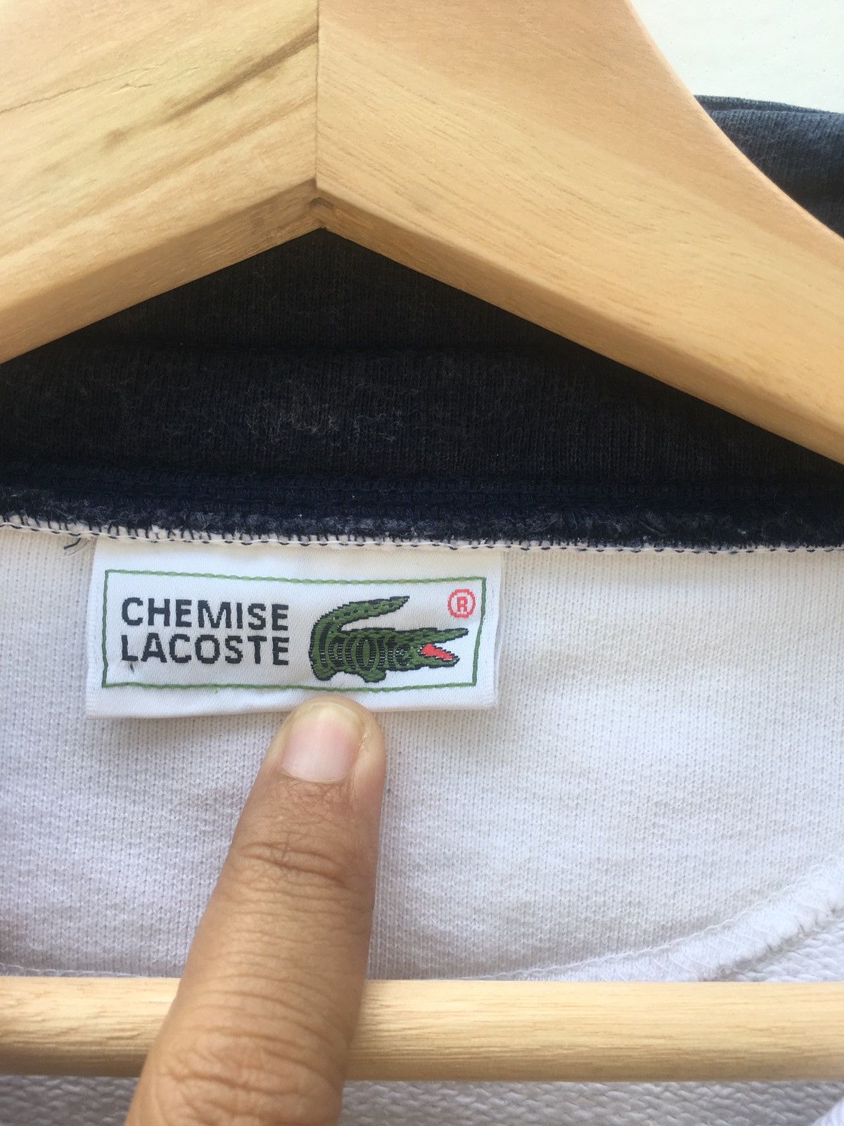 Lacoste Vintage Lacoste Sweatshirt Crewneck Big Logo Size US M / EU 48-50 / 2 - 5 Thumbnail