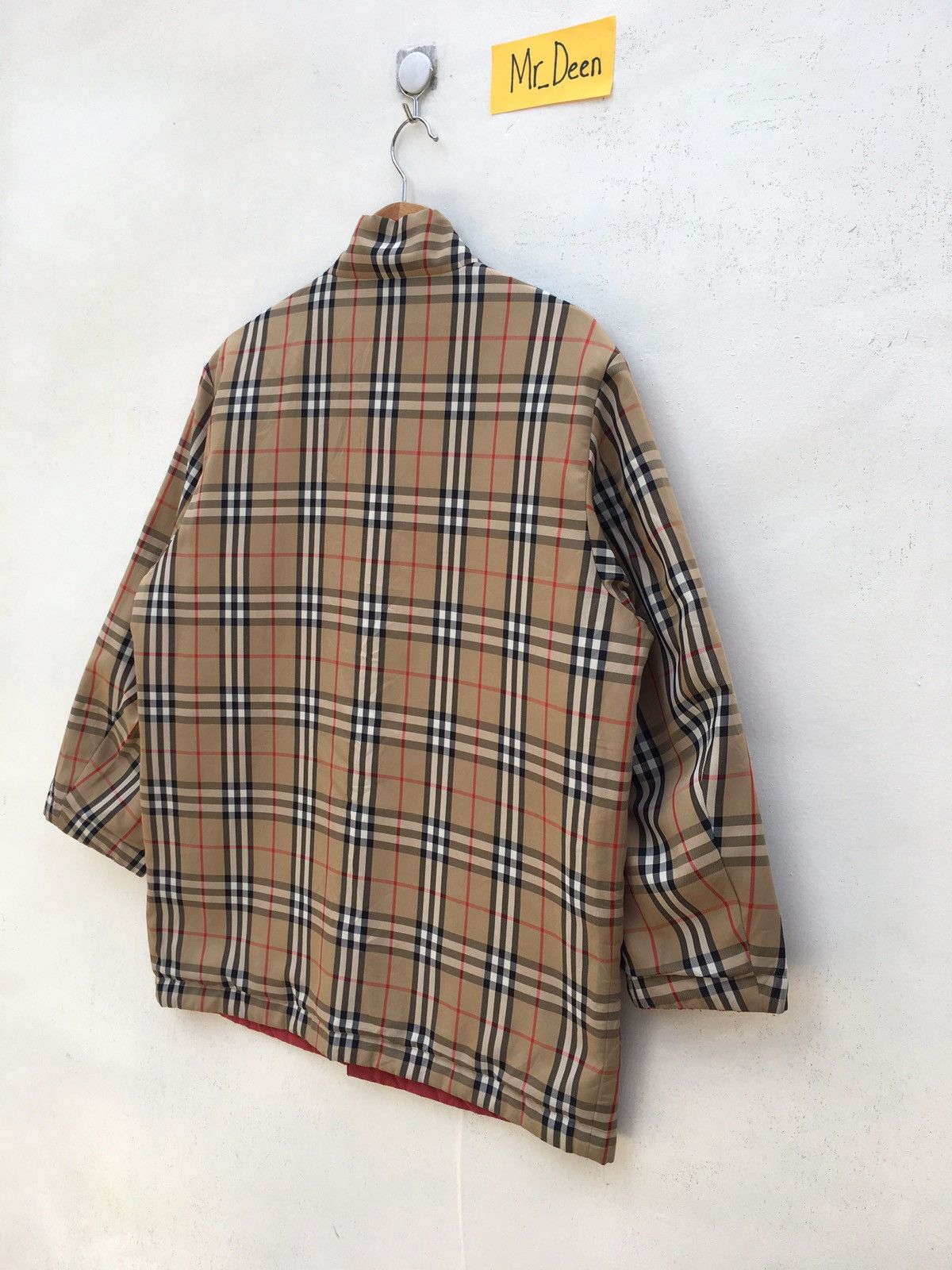 Burberry × Vintage Vintage Burberry Reversible Checkered Quilted Jacket Size US L / EU 52-54 / 3 - 9 Thumbnail